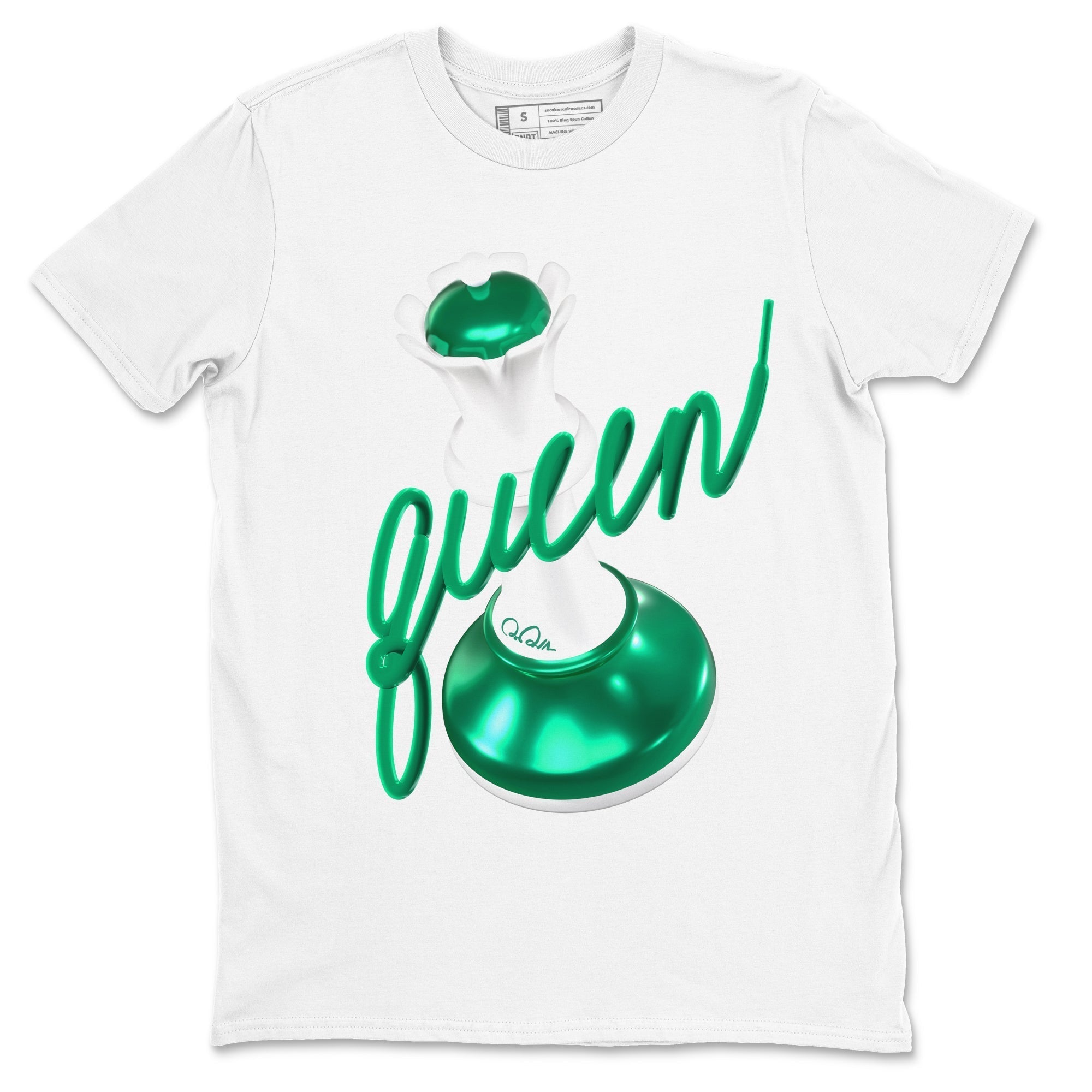 3D Queen snkmatch Tees - Air Jordan 4 Oxidized Green