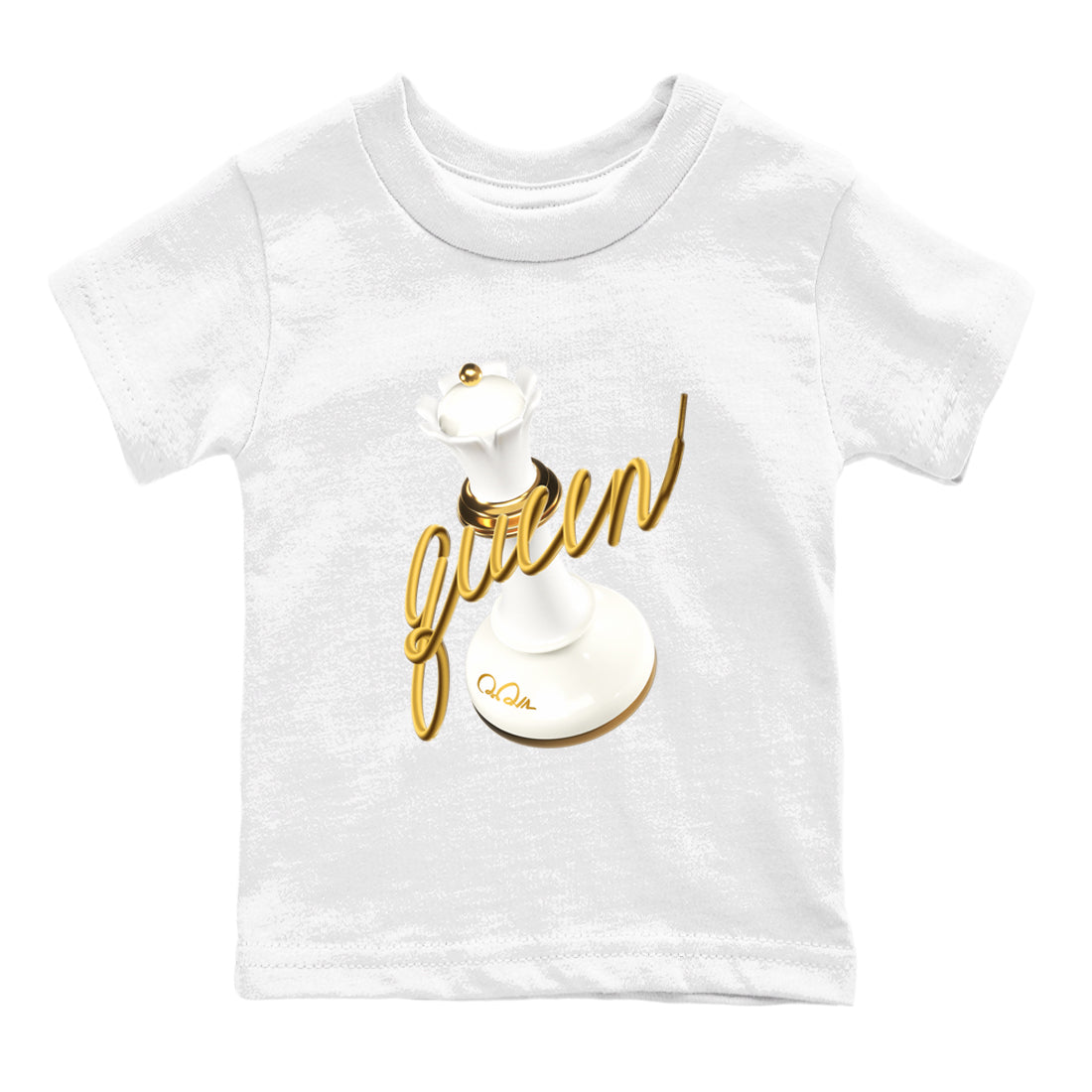3D Queen snkmatch Tees Kids - Air Jordan 4 Sail 2024