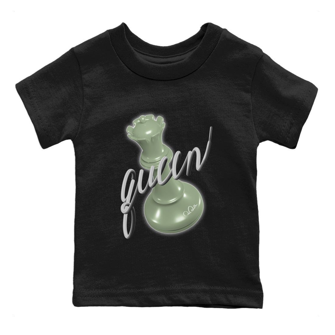 3D Queen Kids Tops - Air Jordan 4 Seafoam