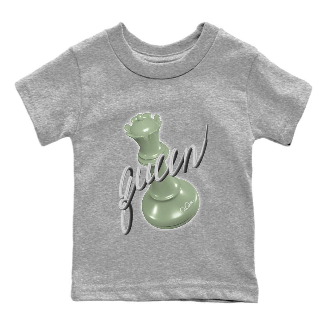 3D Queen Kids Tops - Air Jordan 4 Seafoam