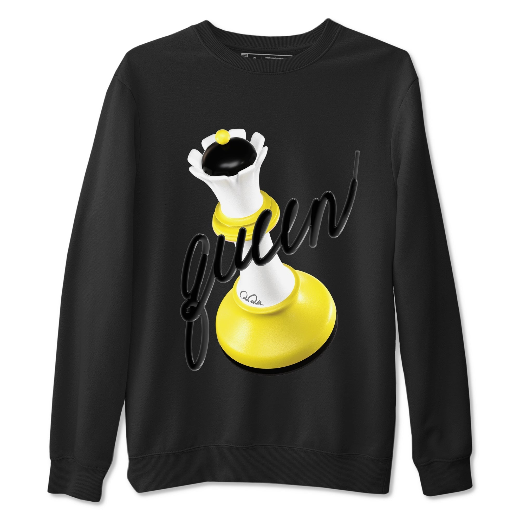 3D Queen snkmatch Tees - Air Jordan 4 Vivid Sulfur