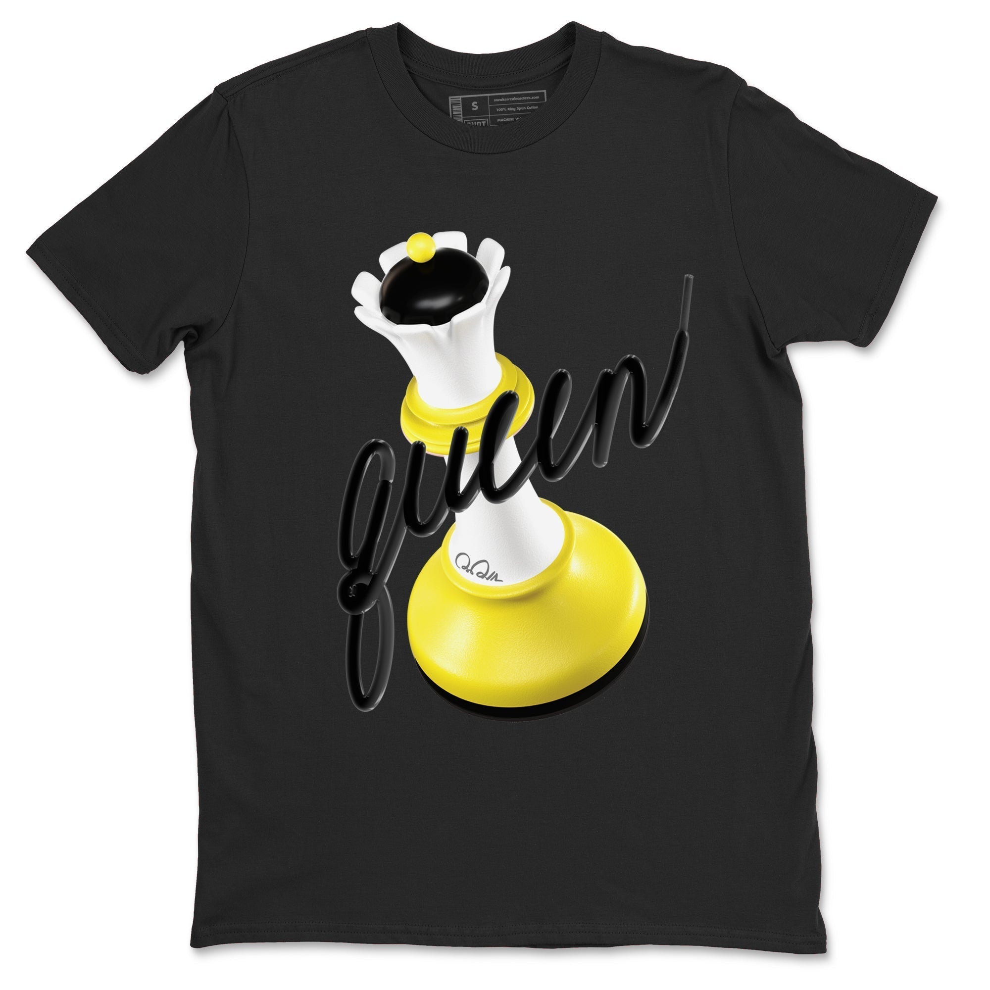3D Queen snkmatch Tees - Air Jordan 4 Vivid Sulfur