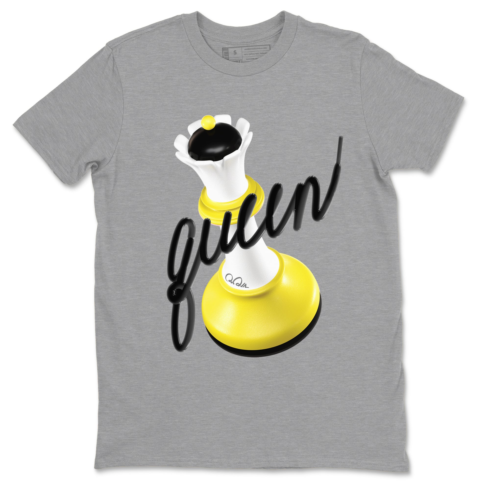 3D Queen snkmatch Tees - Air Jordan 4 Vivid Sulfur