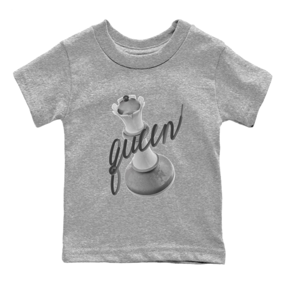 3D Queen snkmatch Tees Kids - Air Jordan 4 Wet Cement