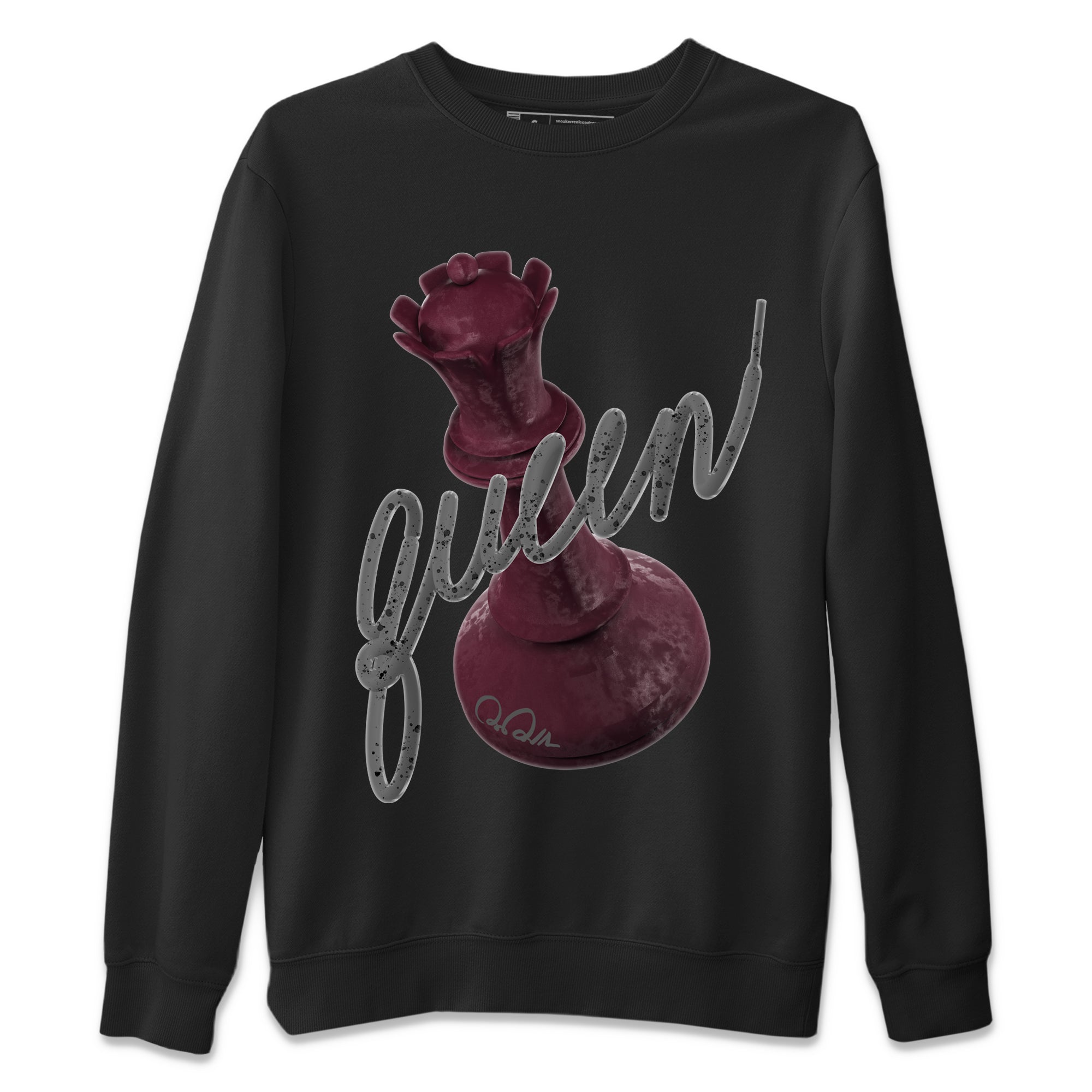 3D Queen Unisex Tops - Air Jordan 5 Burgundy