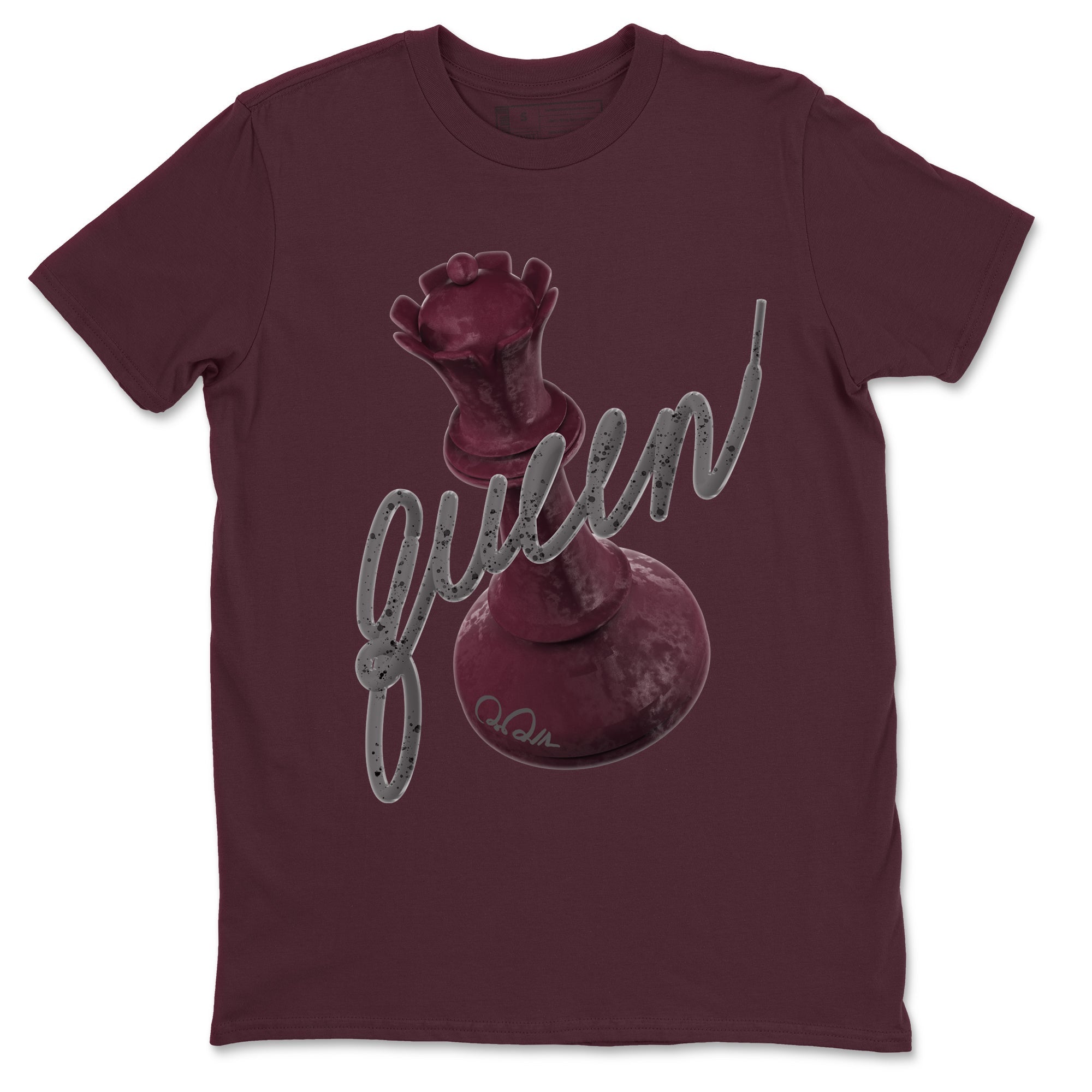 3D Queen Unisex Tops - Air Jordan 5 Burgundy