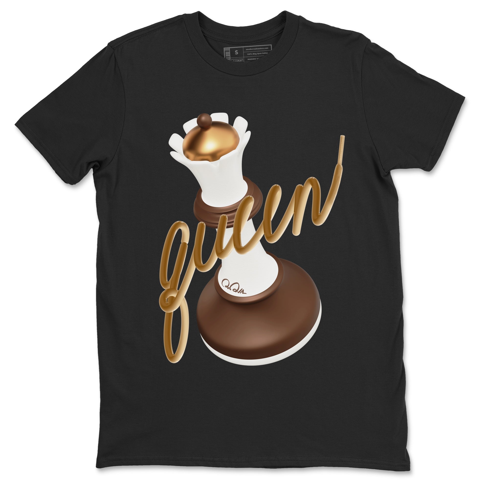 3D Queen snkmatch Tees - Air Jordan 5 Golden Ticket