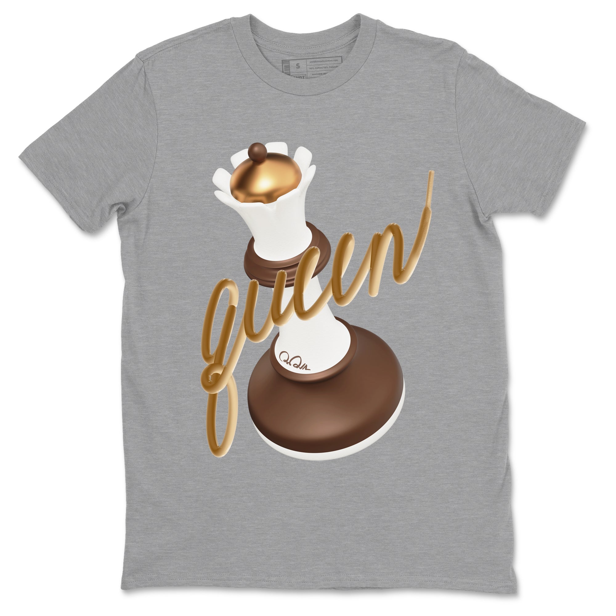 3D Queen snkmatch Tees - Air Jordan 5 Golden Ticket