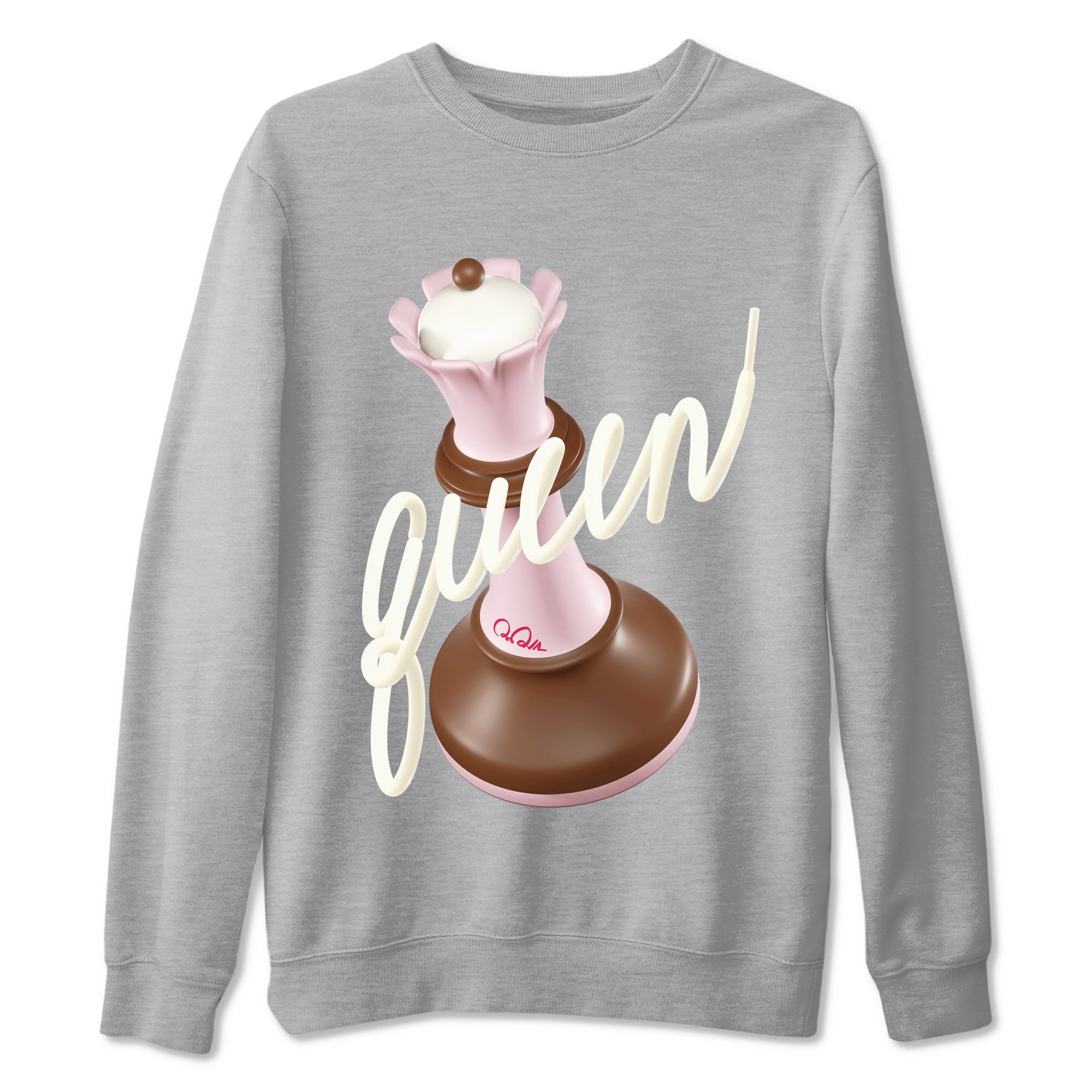 3D Queen snkmatch Tees - Dunk Cacao Wow And Pink Foam