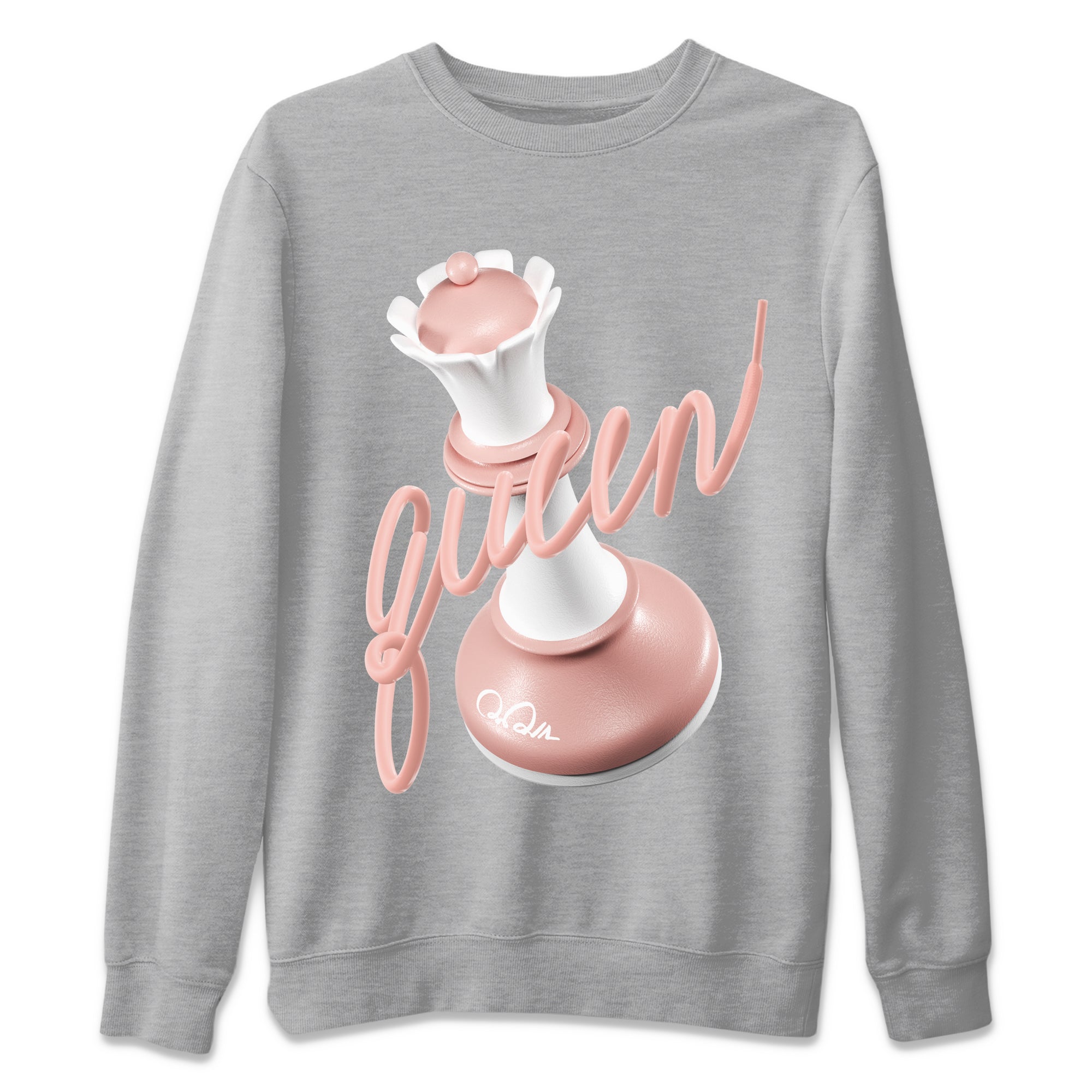 3D Queen snkmatch Tee - Dunk Rose Whisper