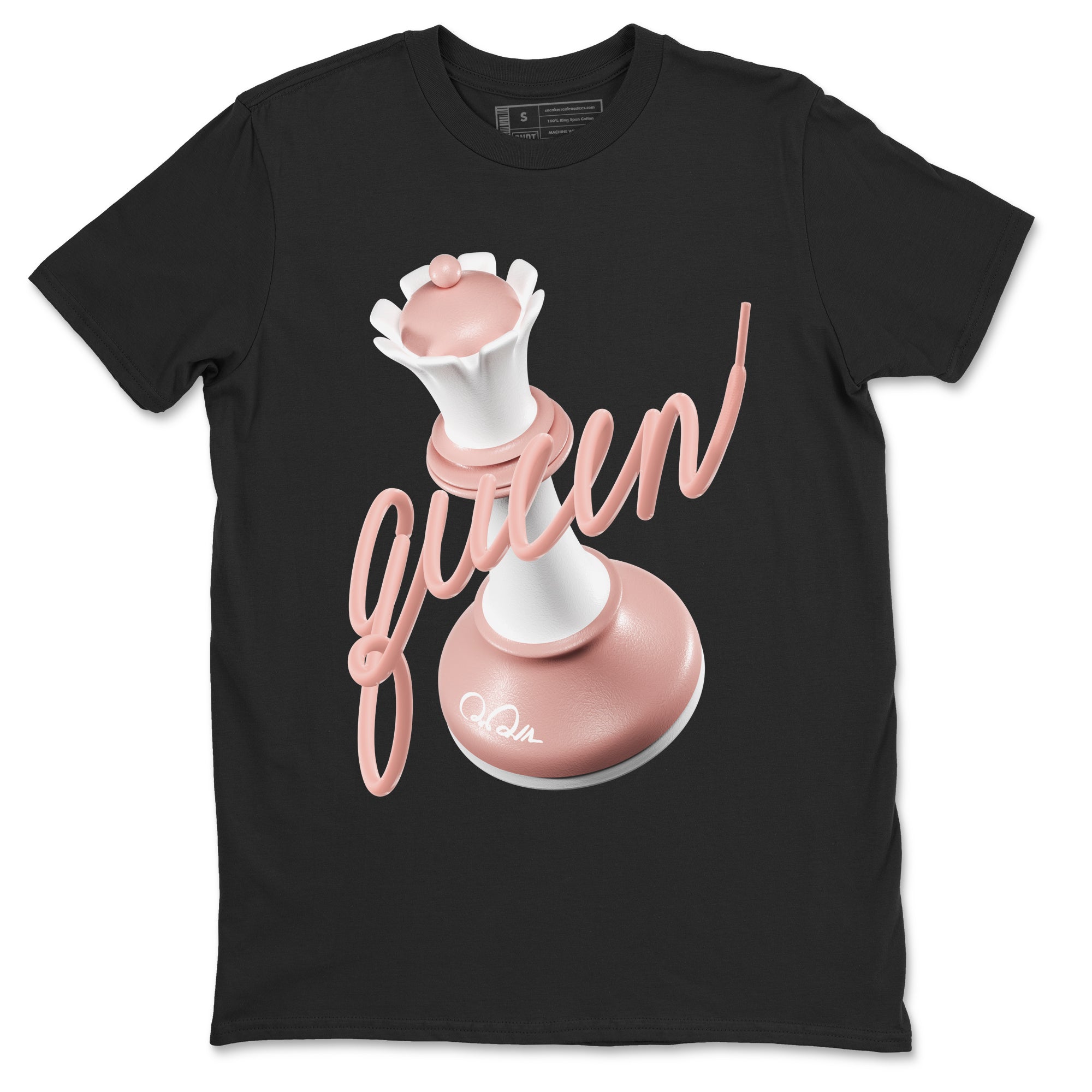 3D Queen snkmatch Tee - Dunk Rose Whisper