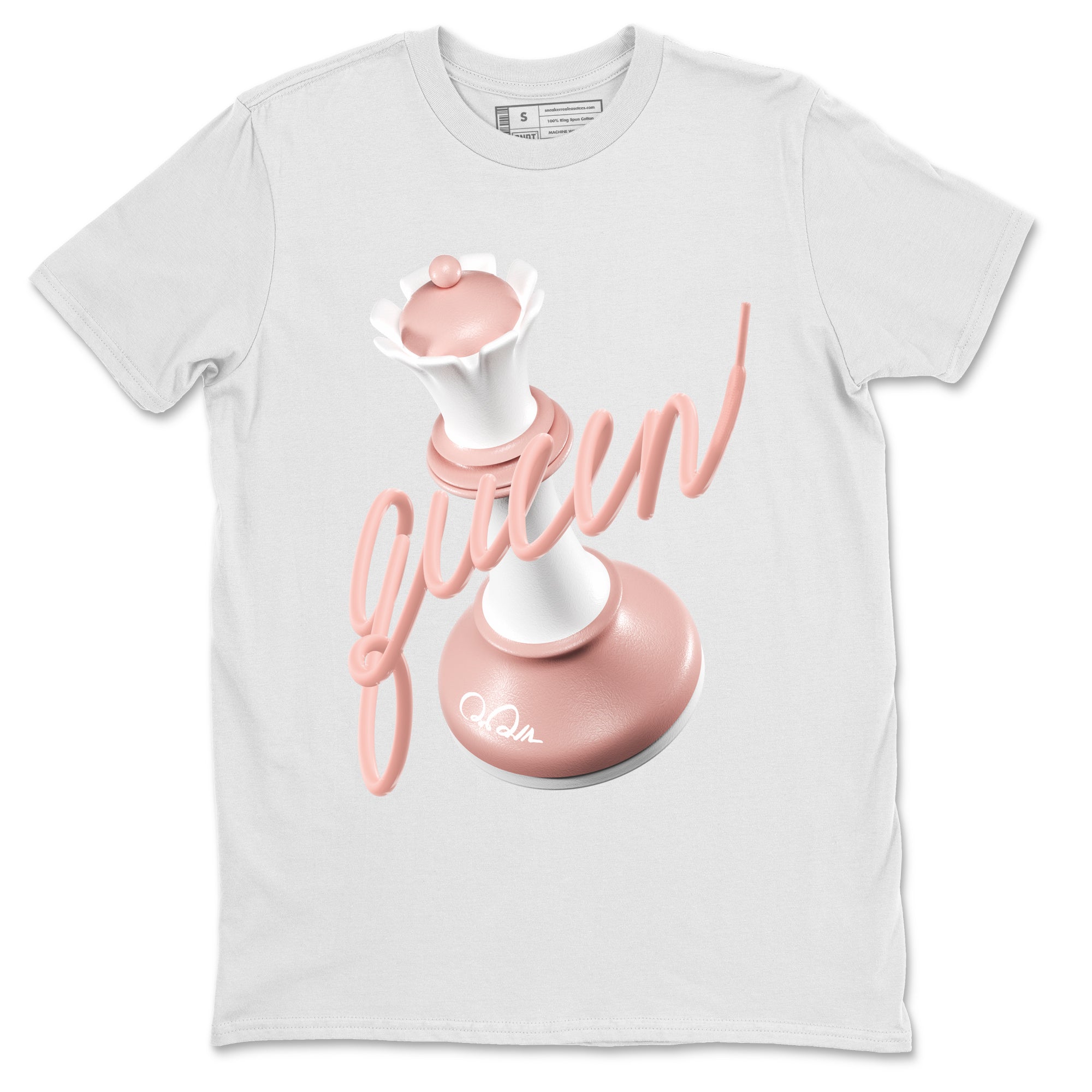 3D Queen snkmatch Tee - Dunk Rose Whisper