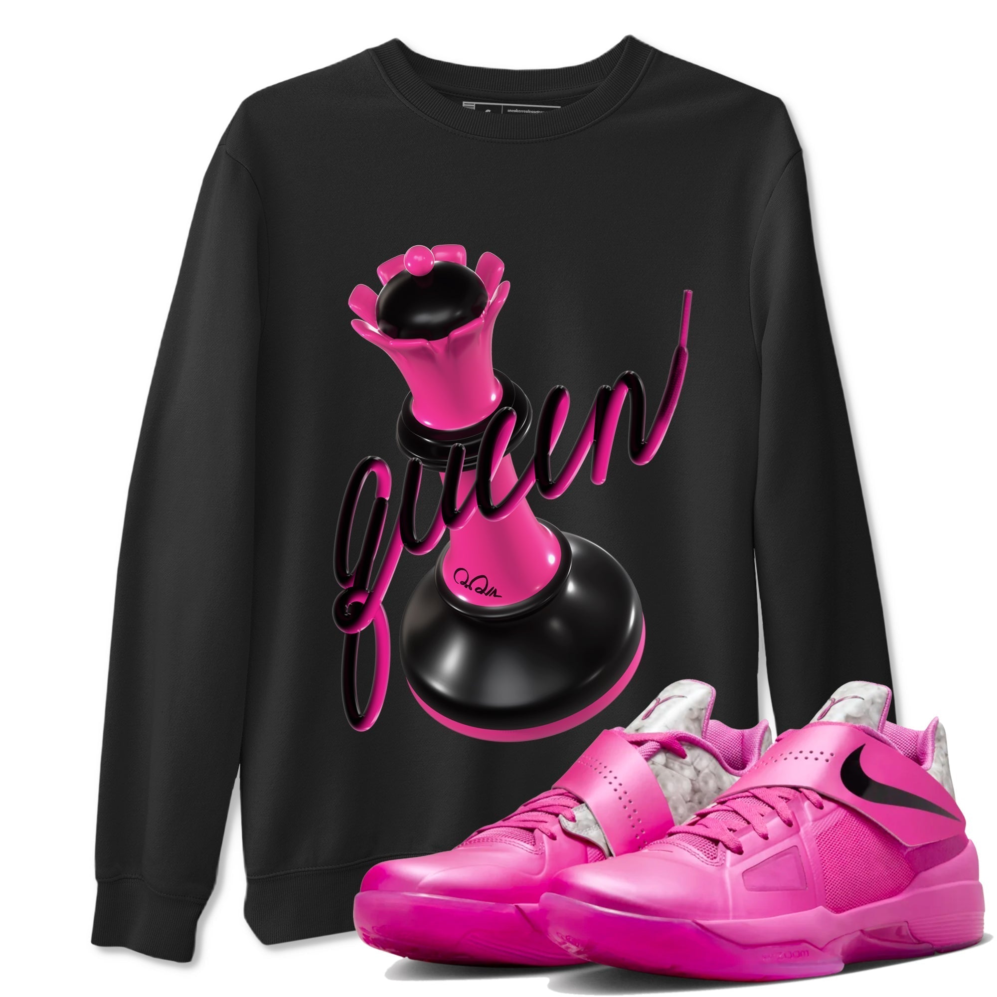 3D Queen snkmatch Tees - KD 4 Aunt Pearl