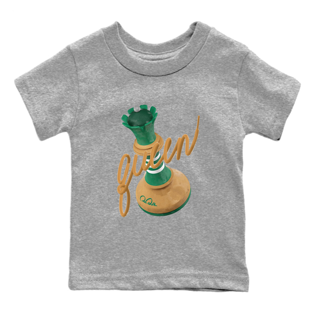 3D Queen snkmatch Tee Kids - Samba Collegiate Green Gum
