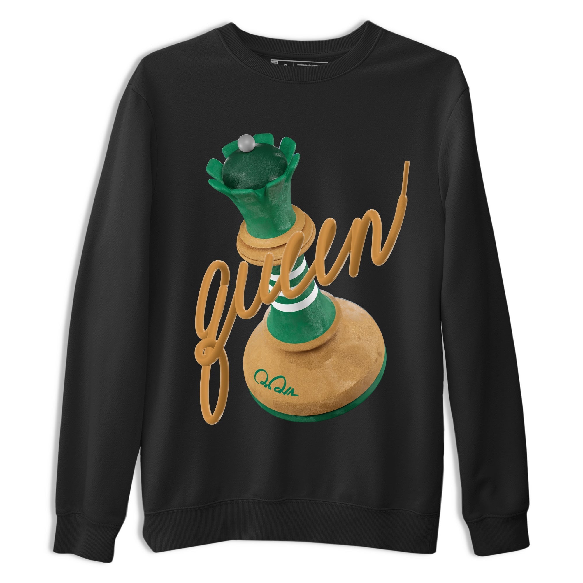 3D Queen snkmatch Tee - Samba Collegiate Green Gum