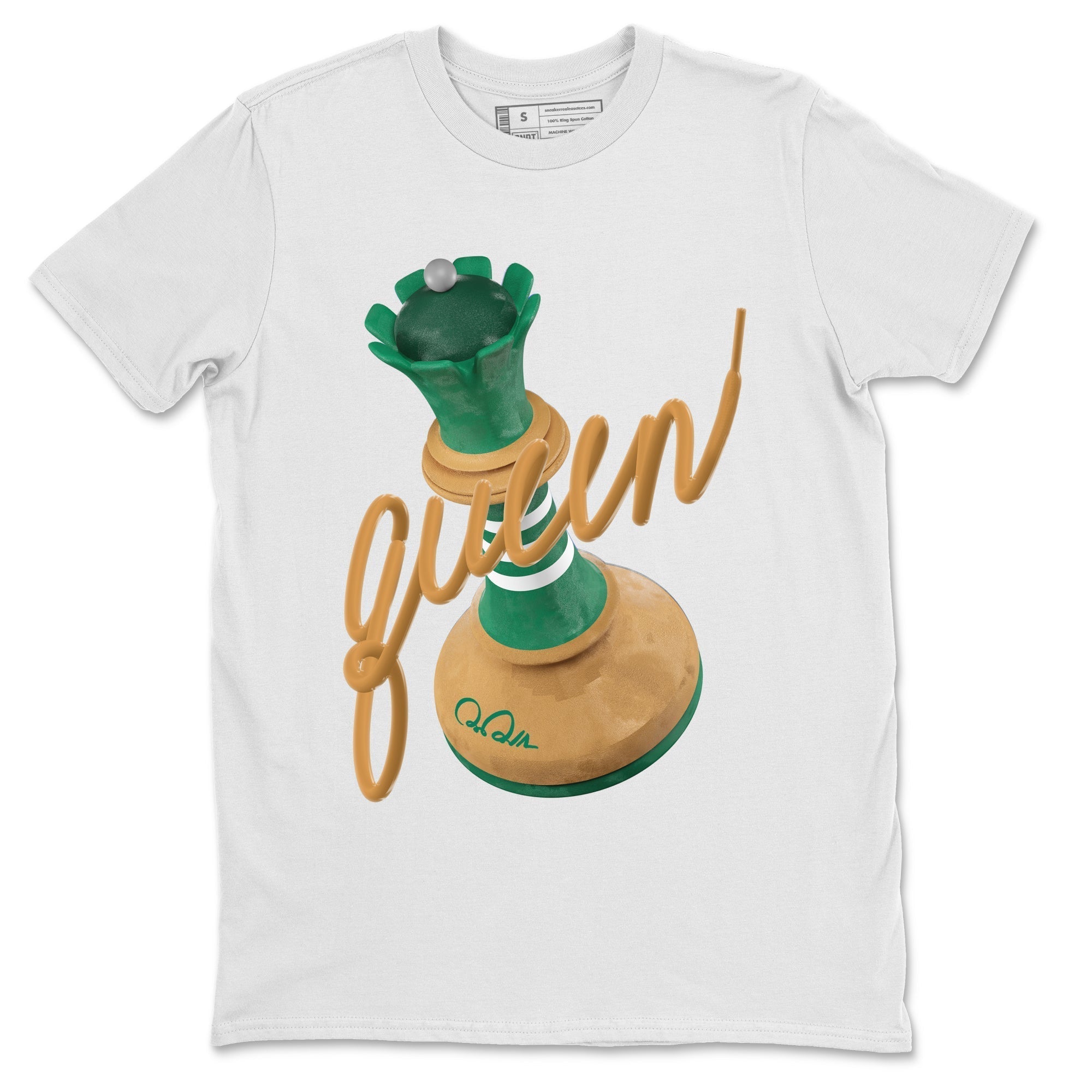 3D Queen snkmatch Tee - Samba Collegiate Green Gum