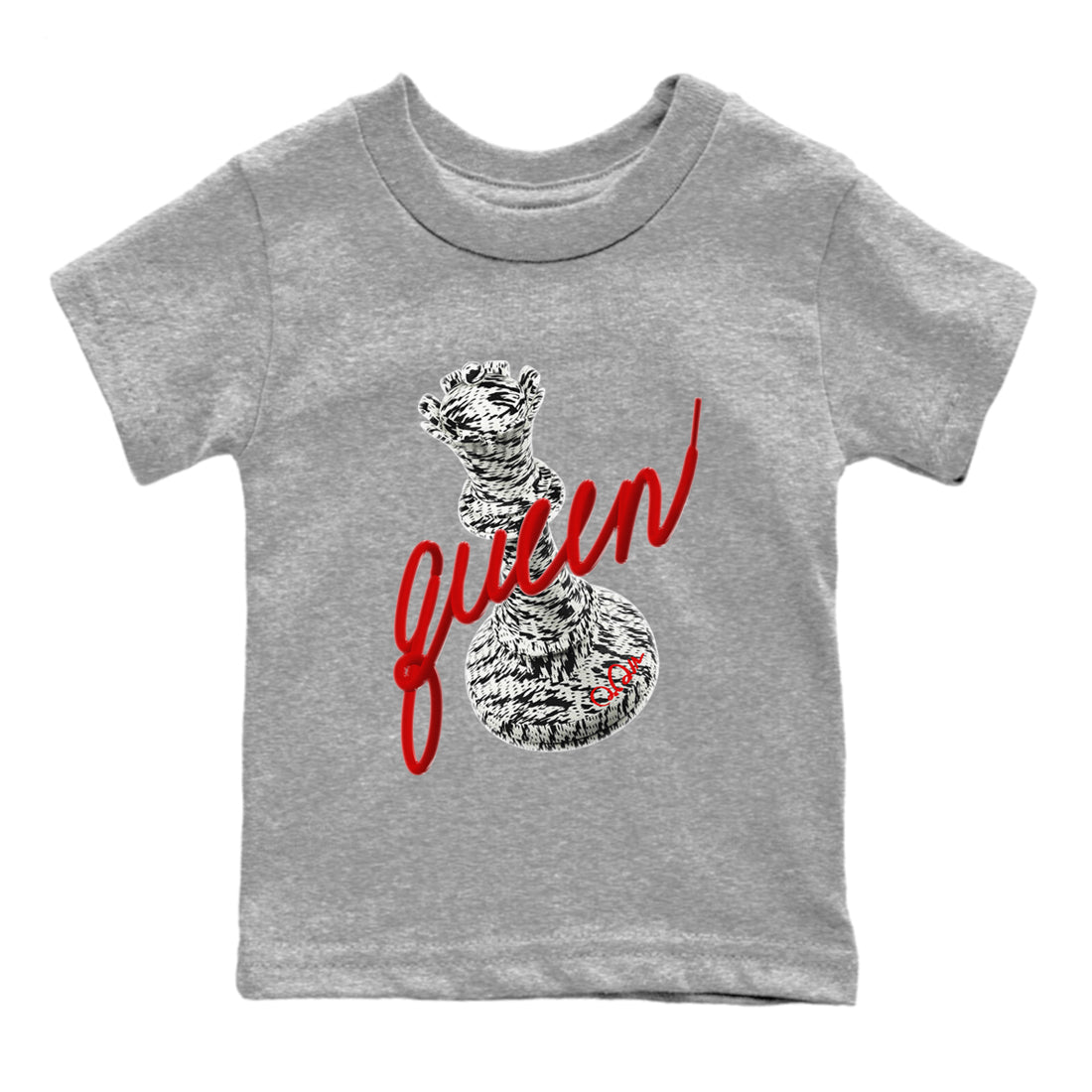3D Queen Kids Tops - Yeezy 350 Zebra