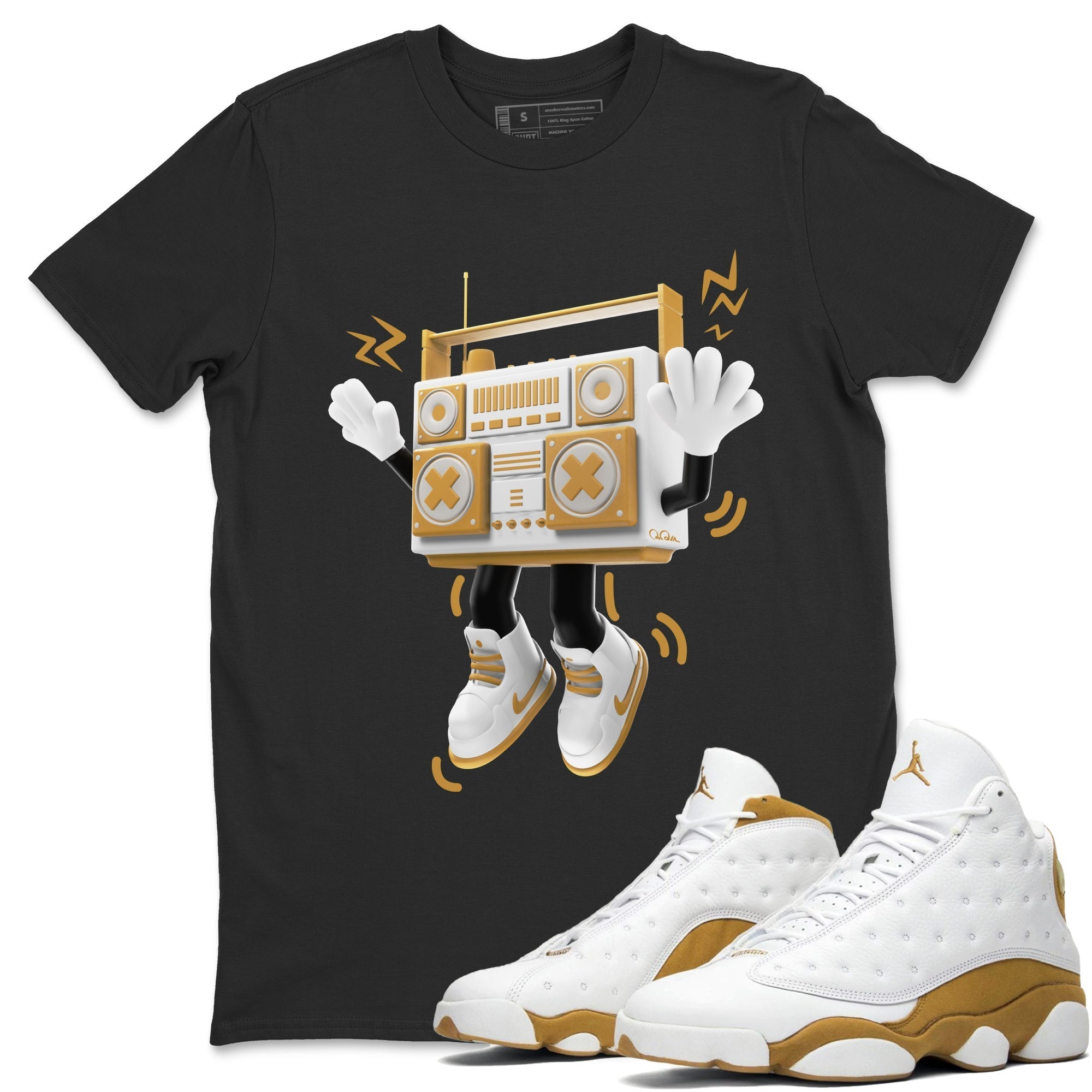 90s Radio Boy Unisex Tops - Air Jordan 13 Wheat