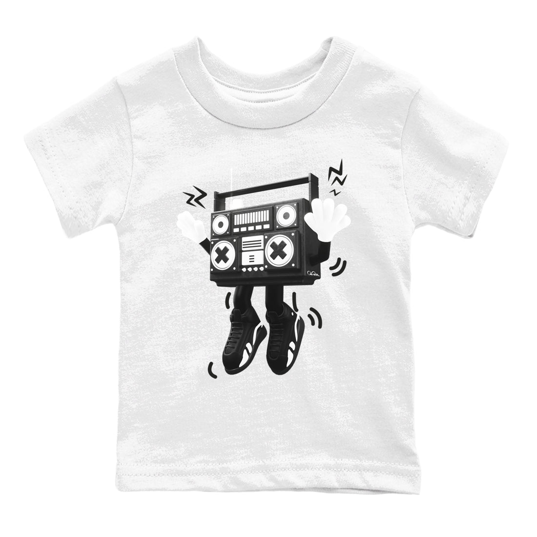 90s Radio Boy snkmatch Tee Kids - Air Jordan 14 Panda