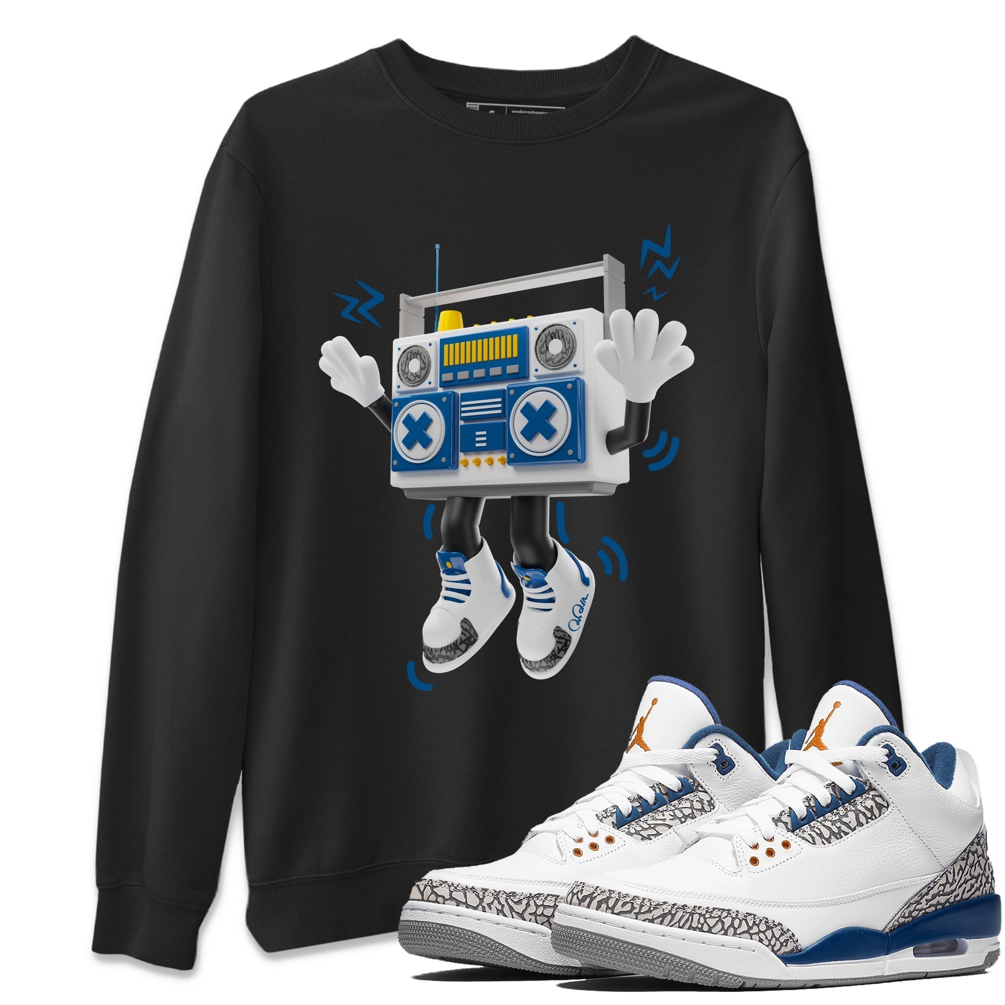 90s Radio Boy Unisex Tops - Air Jordan 3 Wizards