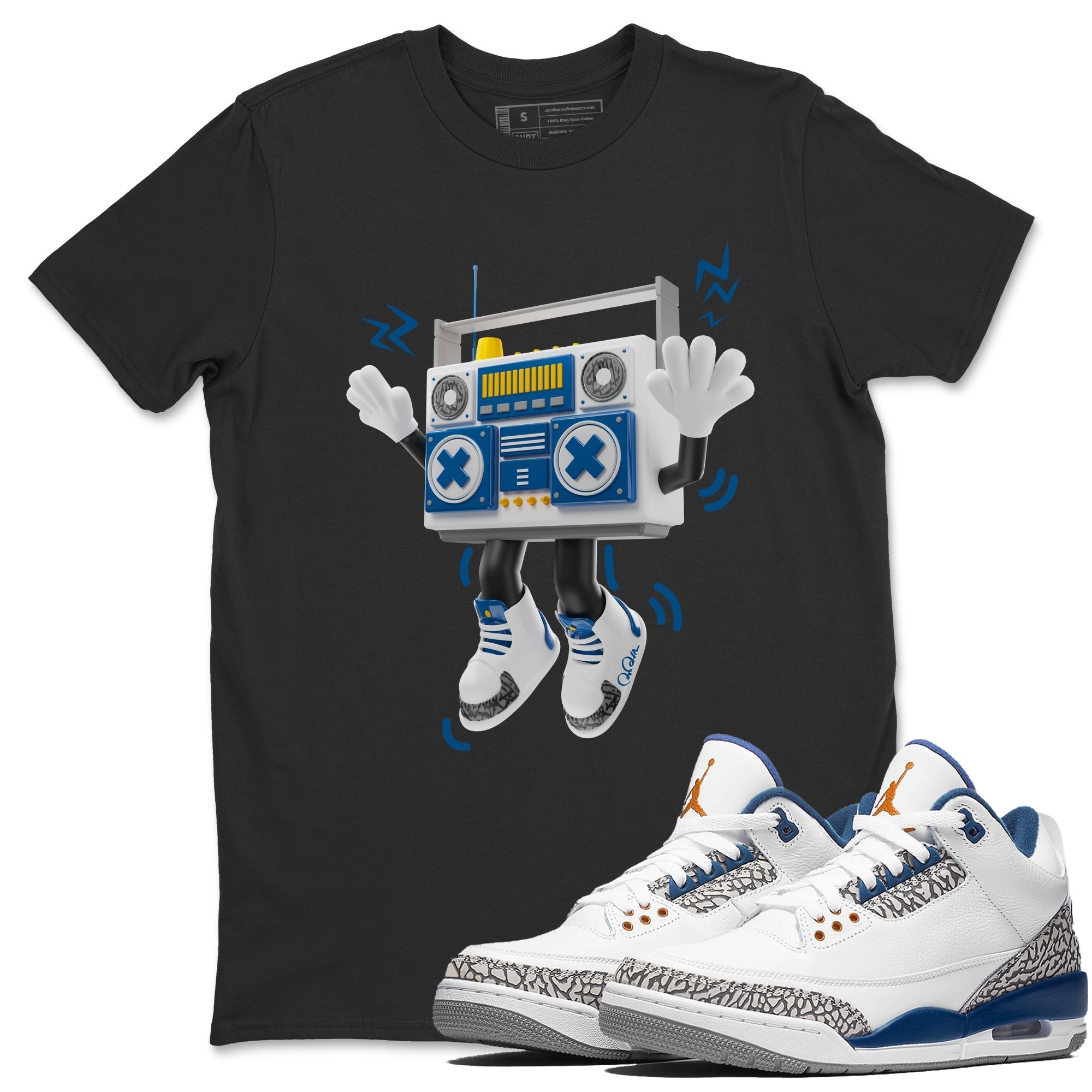 90s Radio Boy Unisex Tops - Air Jordan 3 Wizards