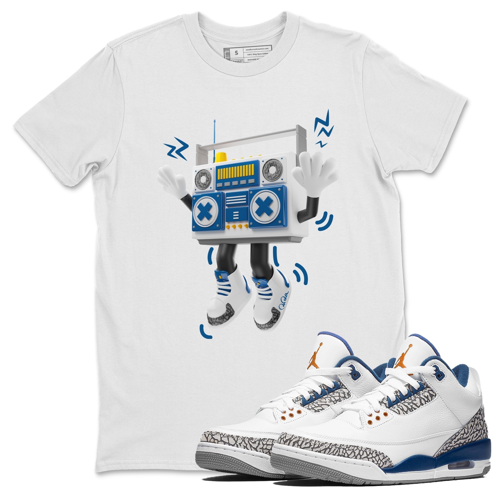90s Radio Boy Unisex Tops - Air Jordan 3 Wizards