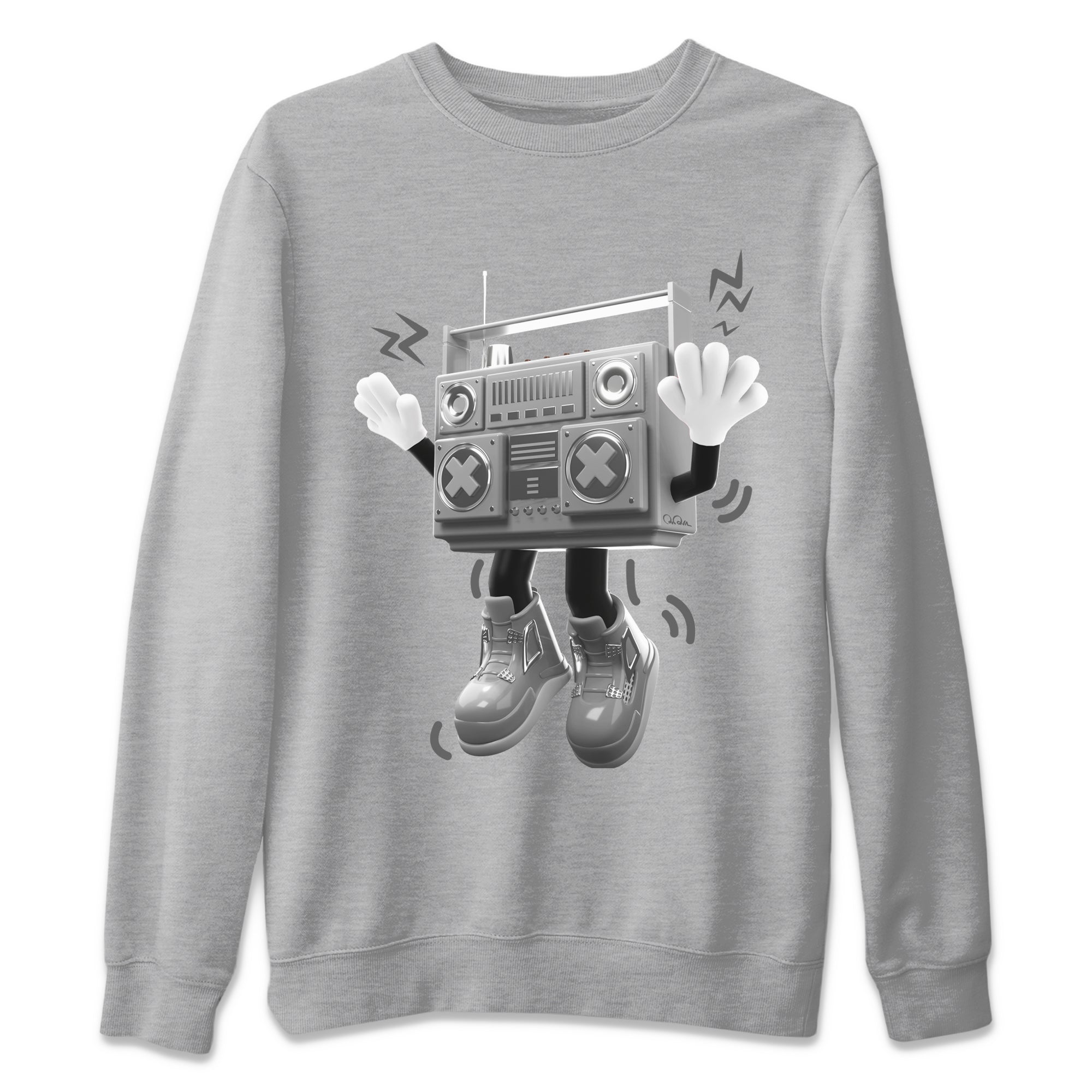 90s Radio Boy snkmatch Tee - Air Jordan 4 Frozen Moments