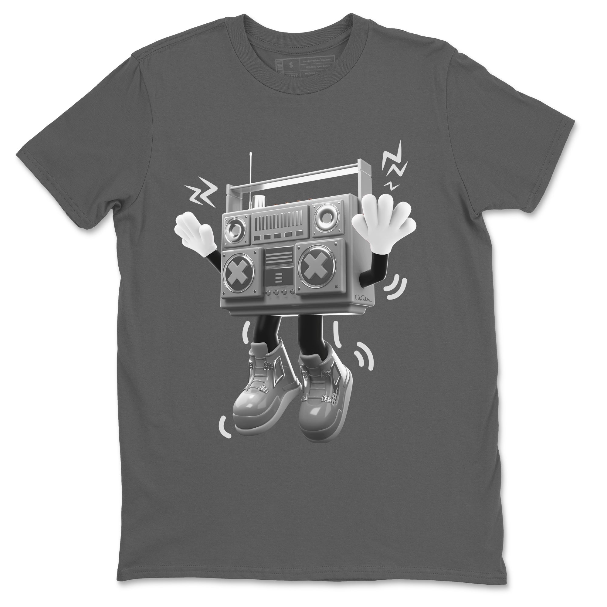 90s Radio Boy snkmatch Tee - Air Jordan 4 Frozen Moments