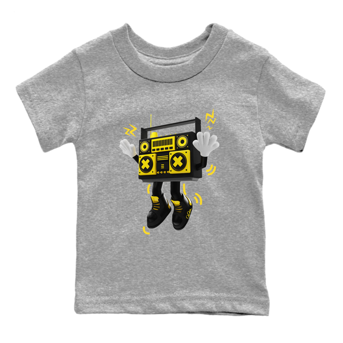 90s Radio Boy Kids Tops - Air Jordan 4 Thunder