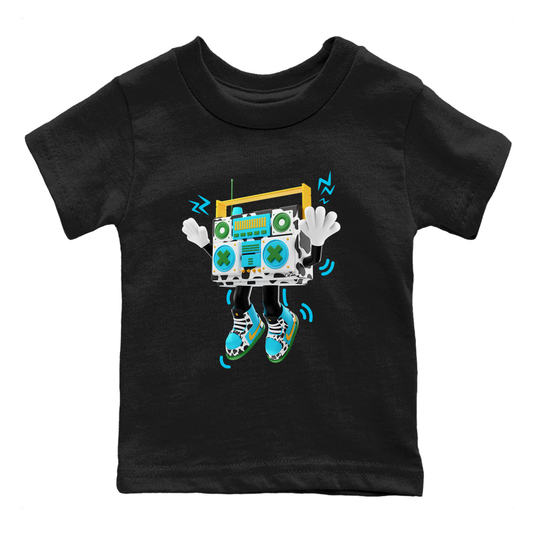 90s Radio Boy Kids Tops - Dunk Chunky Dunky