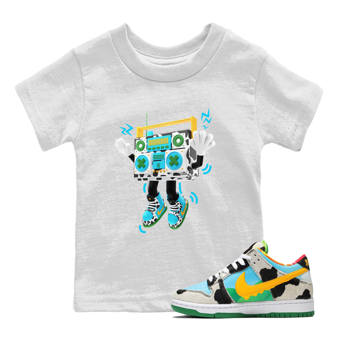 90s Radio Boy Kids Tops - Dunk Chunky Dunky
