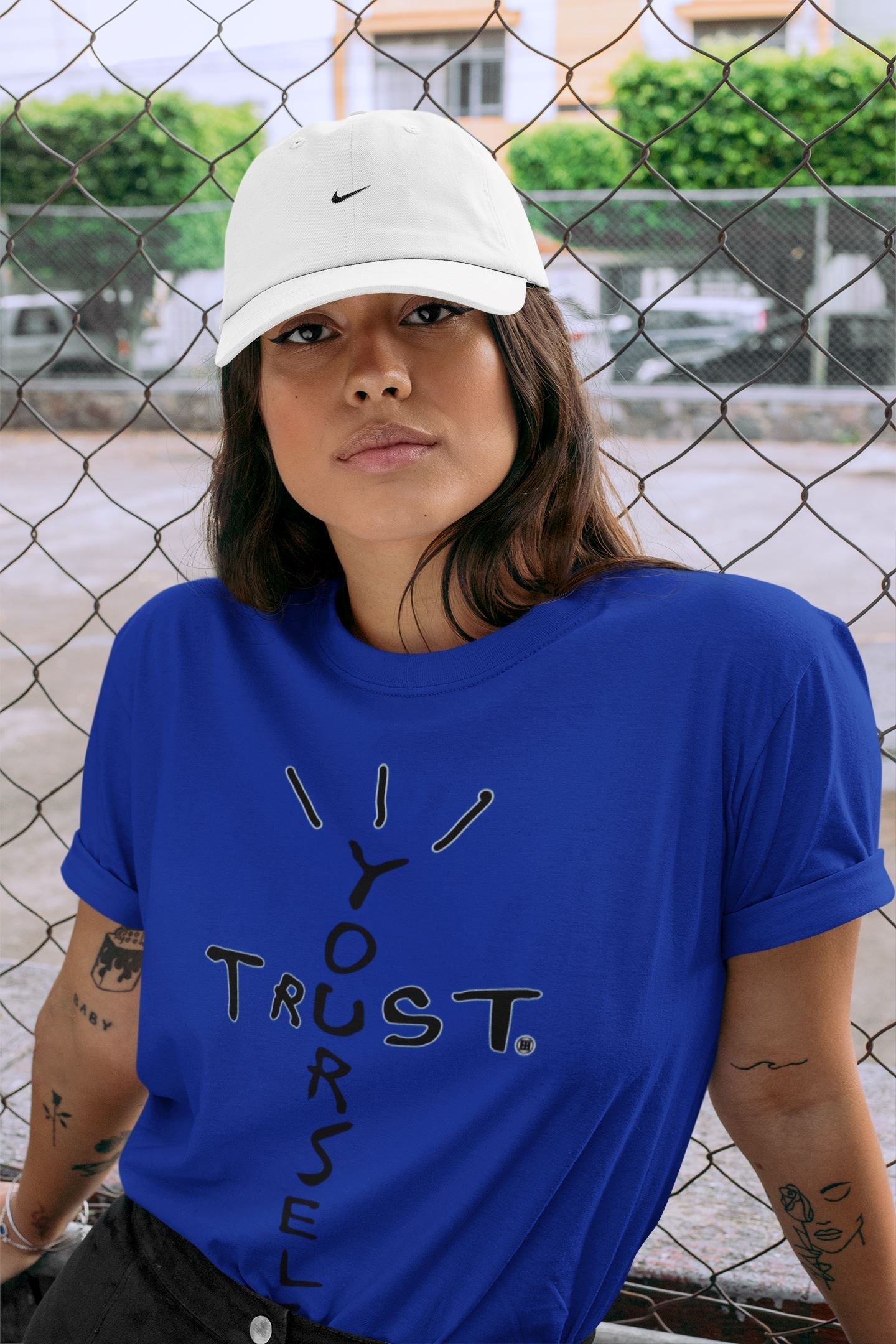 Trust Yourself Unisex Tops - Air Jordan 5 Racer Blue
