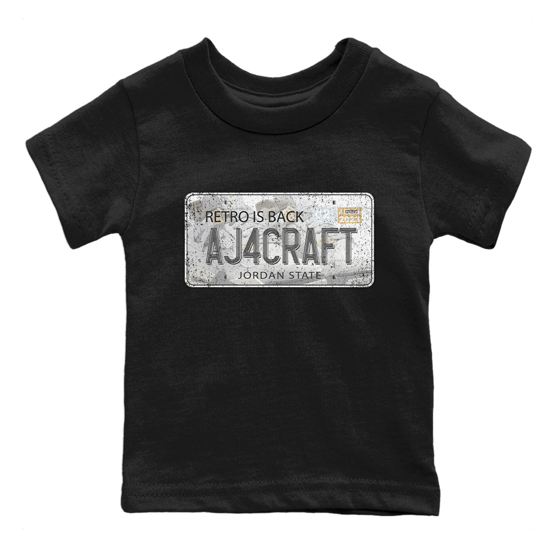 Jordan Plate Kids Tops - Air Jordan 4 Craft