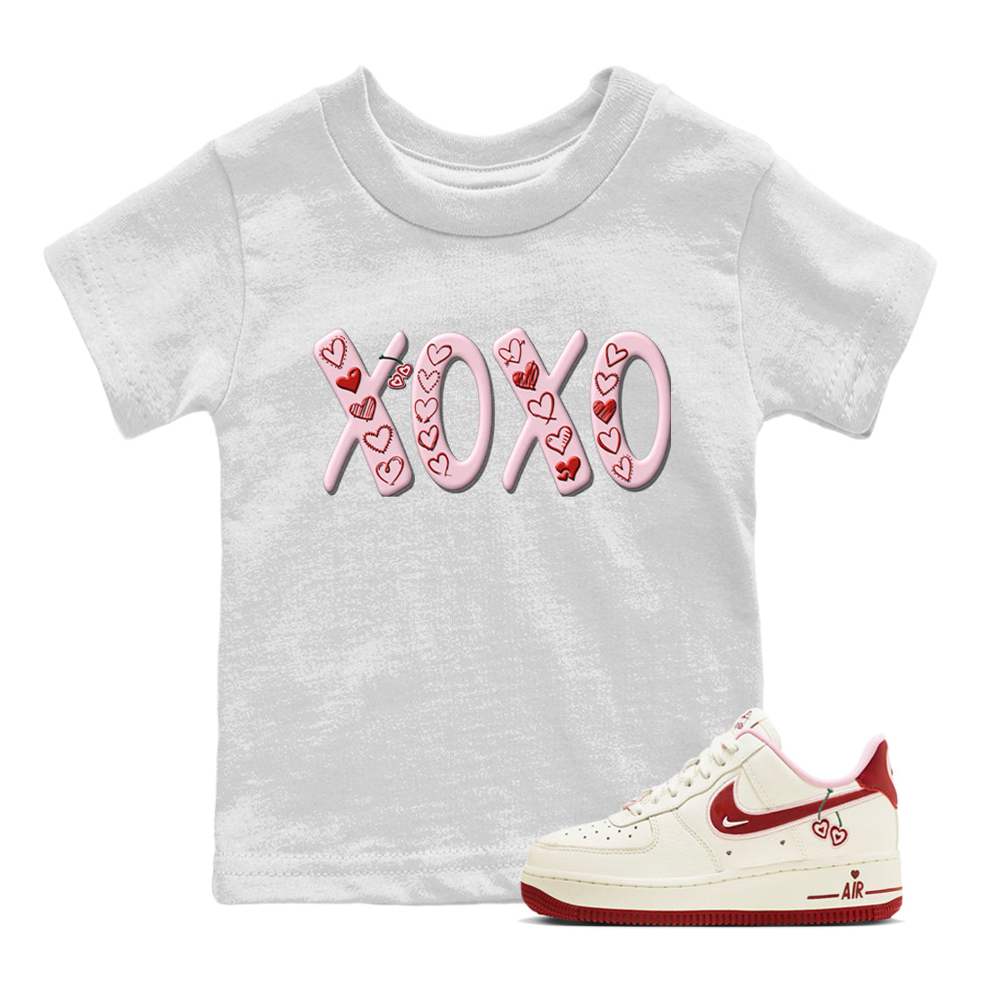 XOXO Kids Tops - Air Force 1 Valentines Day