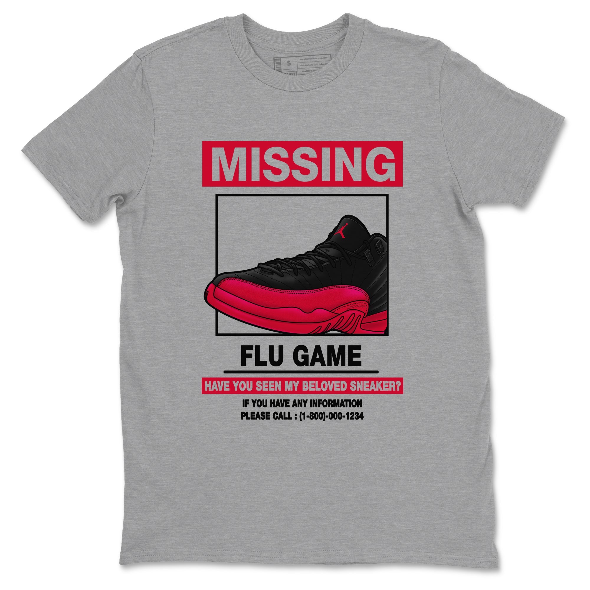 Missing snkmatch snkmatch Tees - Air Jordan 12 Flu Game