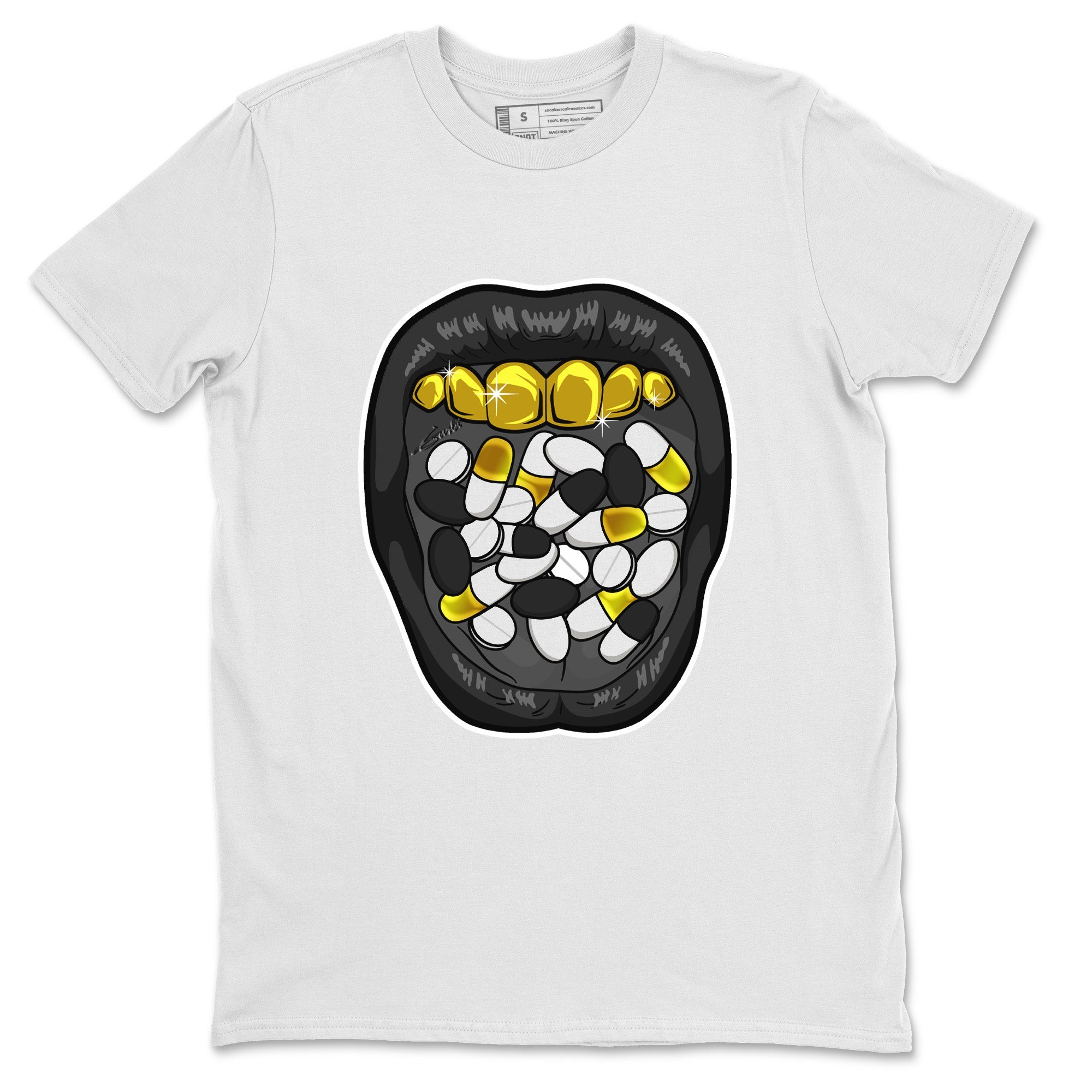 Acid Lips Unisex Tops - Air Jordan 12 Black Taxi