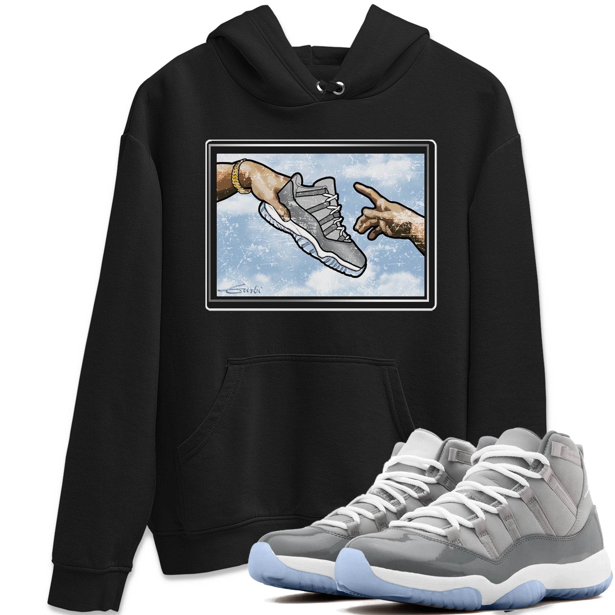 Adam's Creation Unisex Tops - Air Jordan 11 Cool Grey