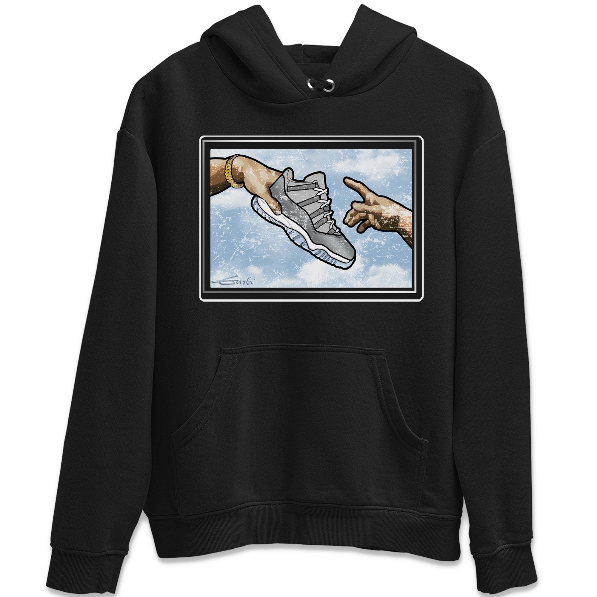 Adam's Creation Unisex Tops - Air Jordan 11 Cool Grey