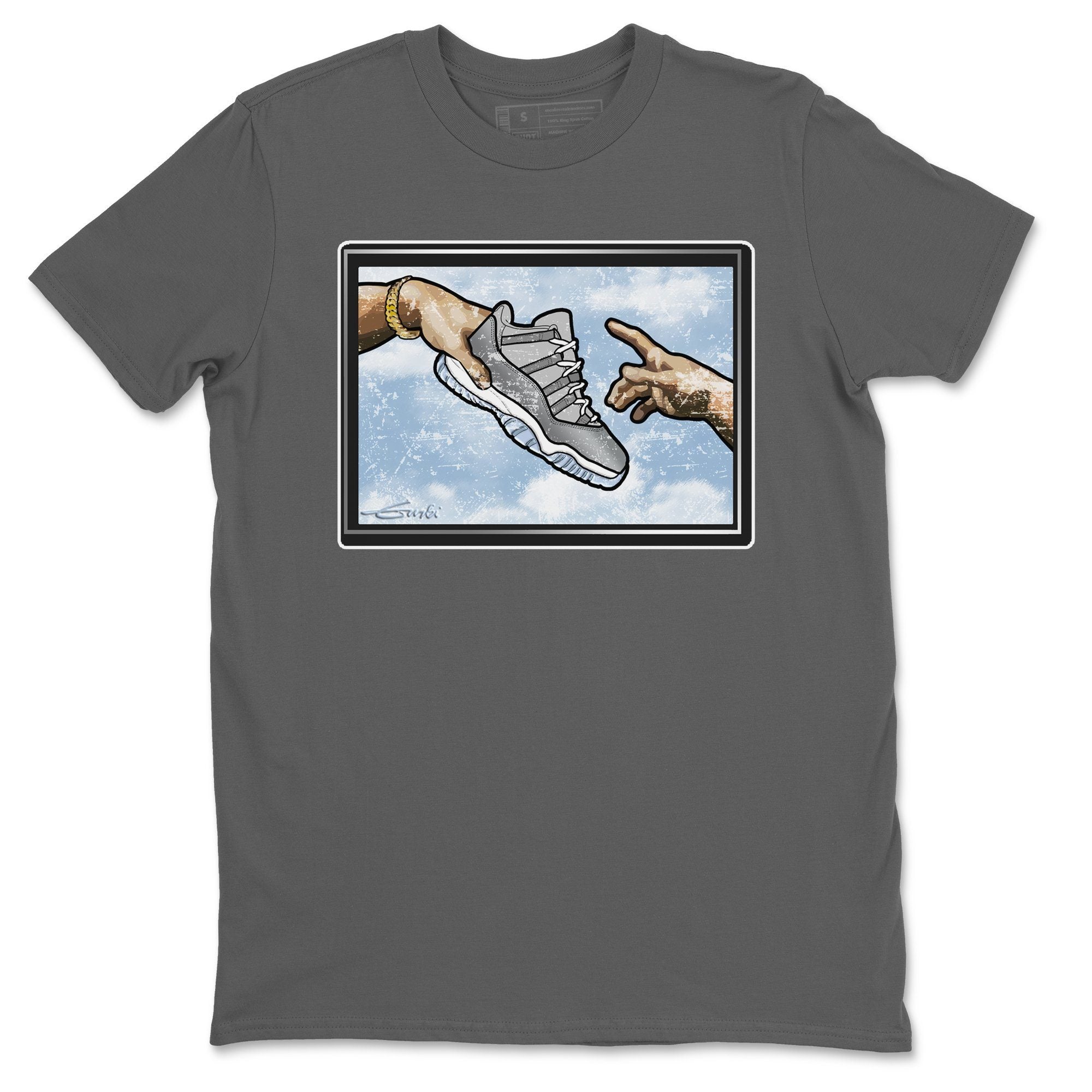 Adam's Creation Unisex Tops - Air Jordan 11 Cool Grey