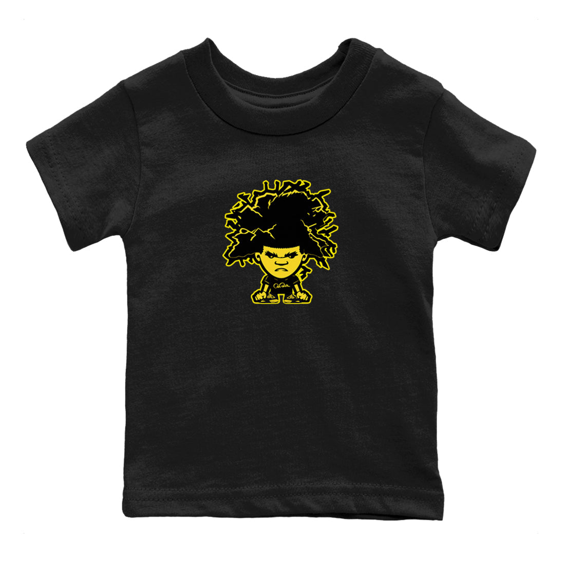 Afro Boy Kids Tops - Air Jordan 4 Thunder