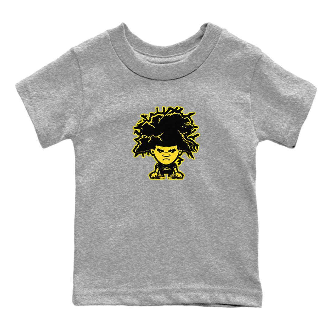 Afro Boy Kids Tops - Air Jordan 4 Thunder