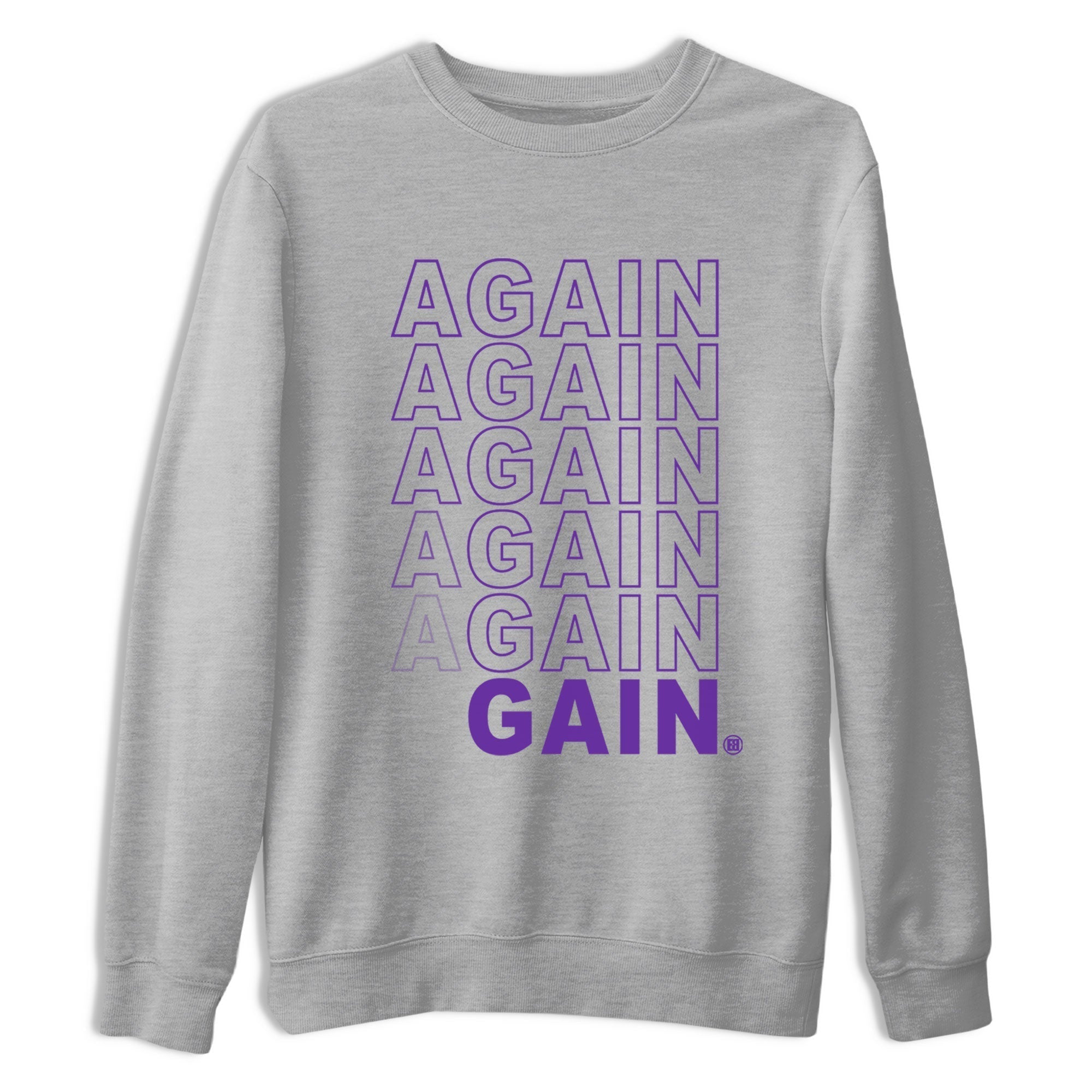 Again Gain snkmatch Tee - Air Jordan 12 Field Purple