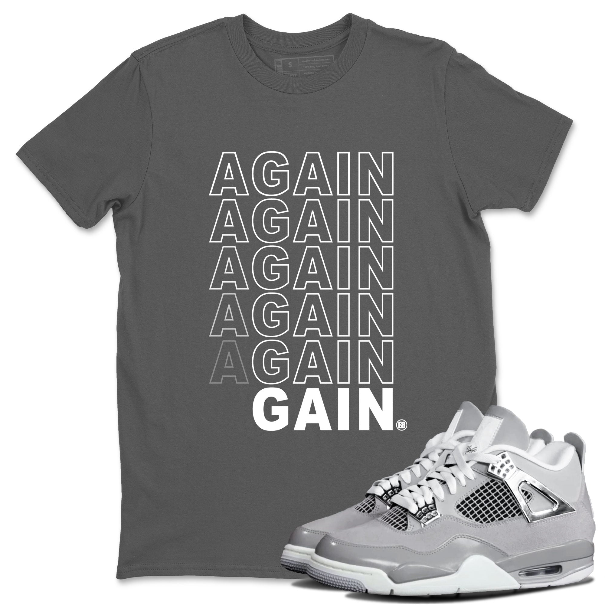 Again Gain snkmatch Tee - Air Jordan 4 Frozen Moments