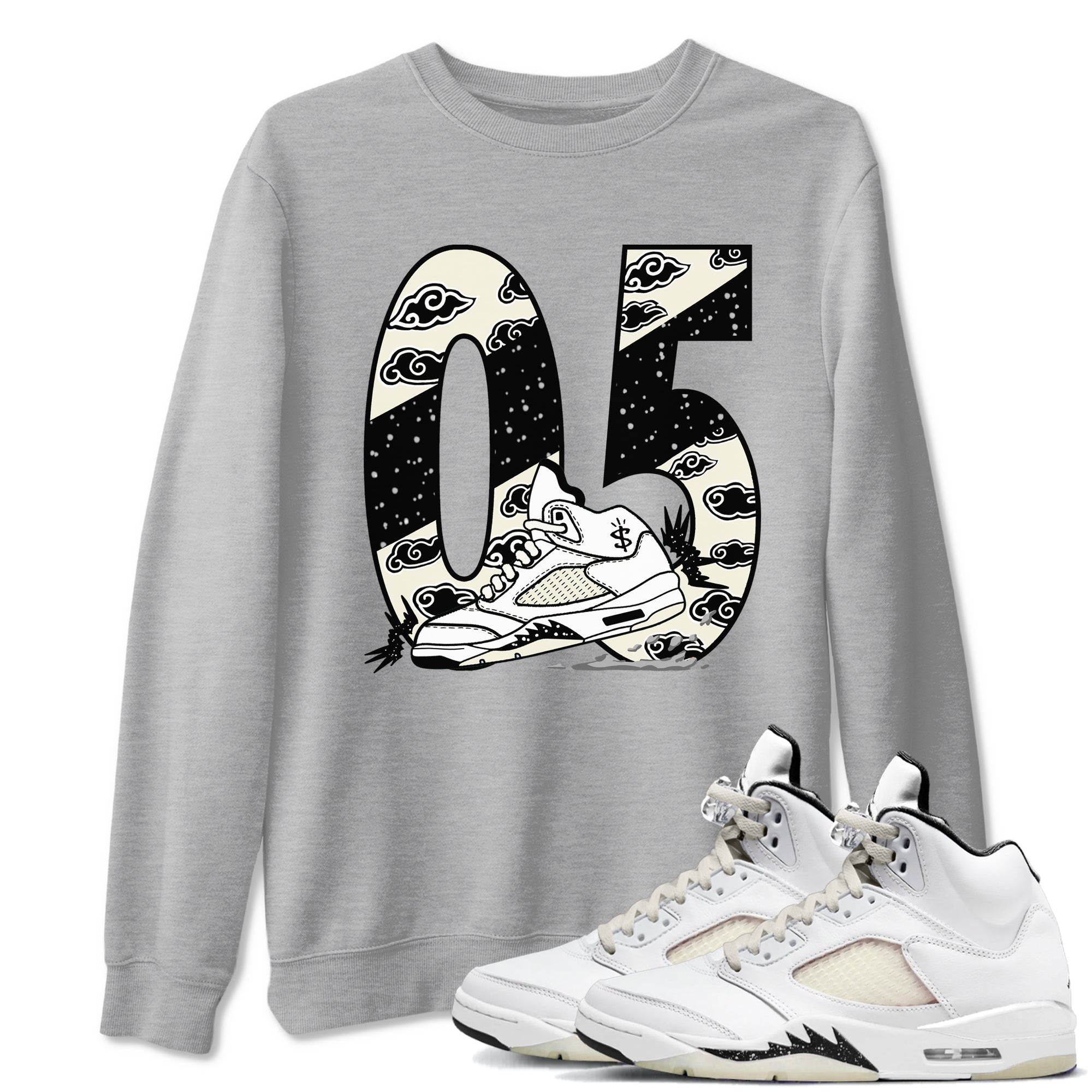 Aggressive Dribble snkmatch Tees - Air Jordan 5 Sail