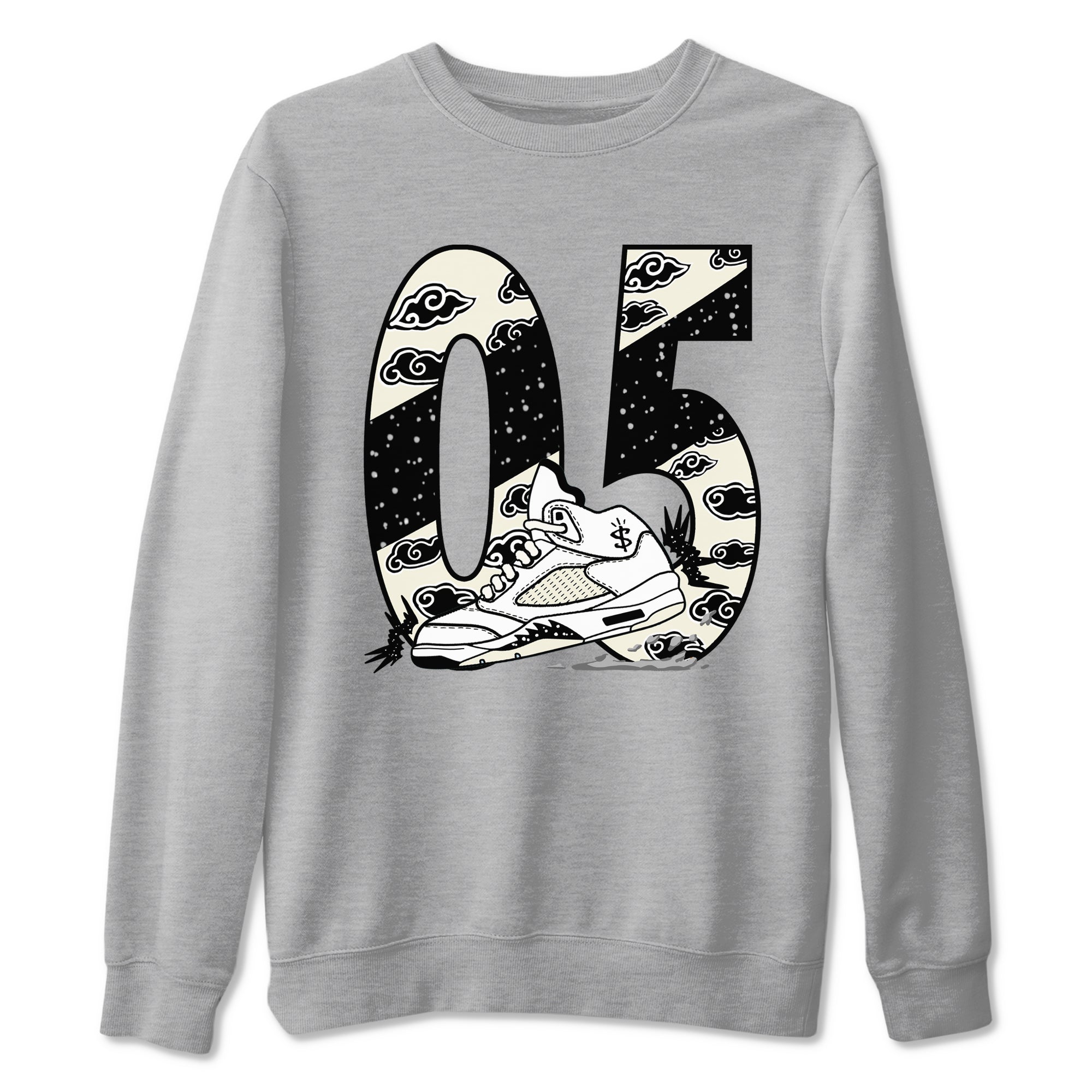 Aggressive Dribble snkmatch Tees - Air Jordan 5 Sail