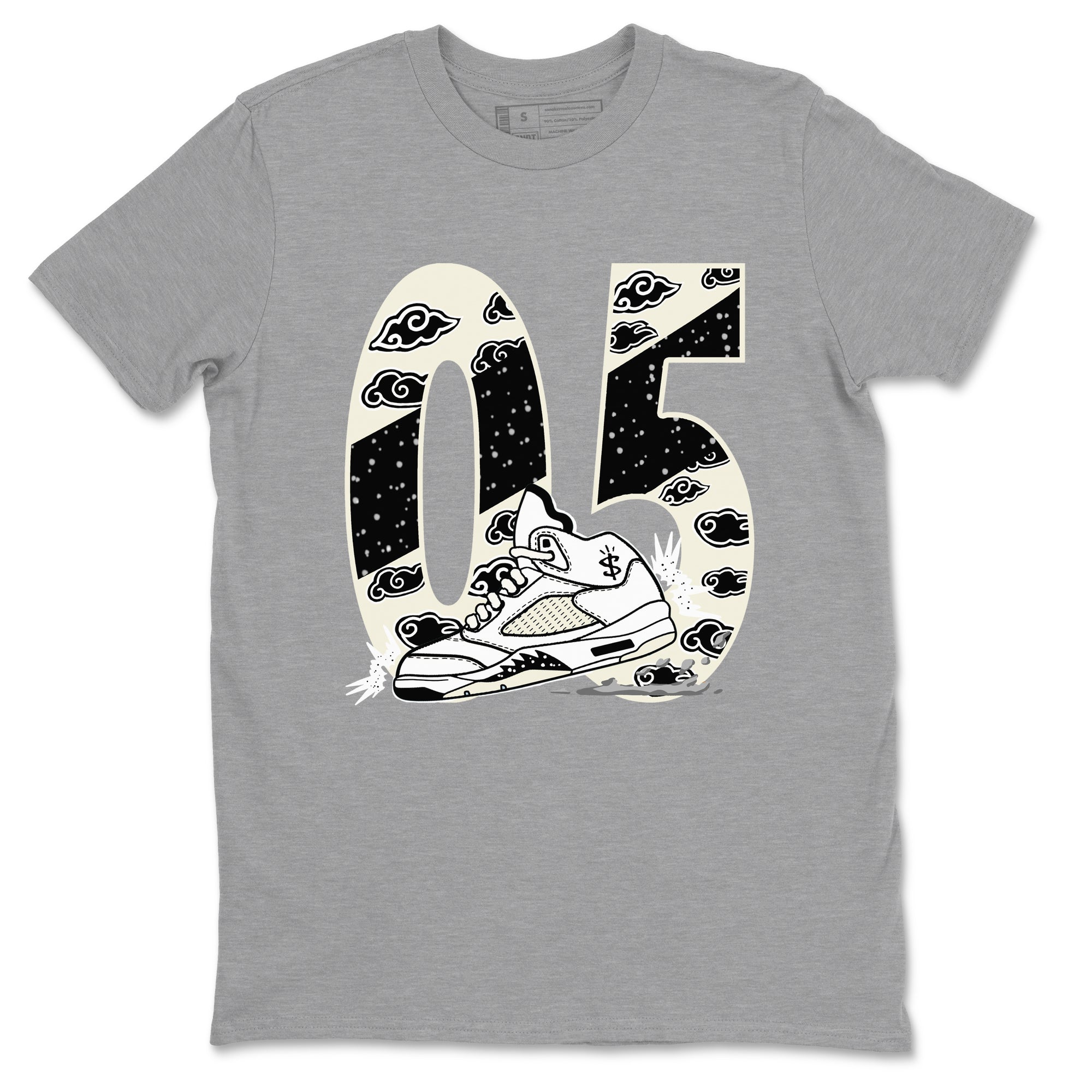 Aggressive Dribble snkmatch Tees - Air Jordan 5 Sail