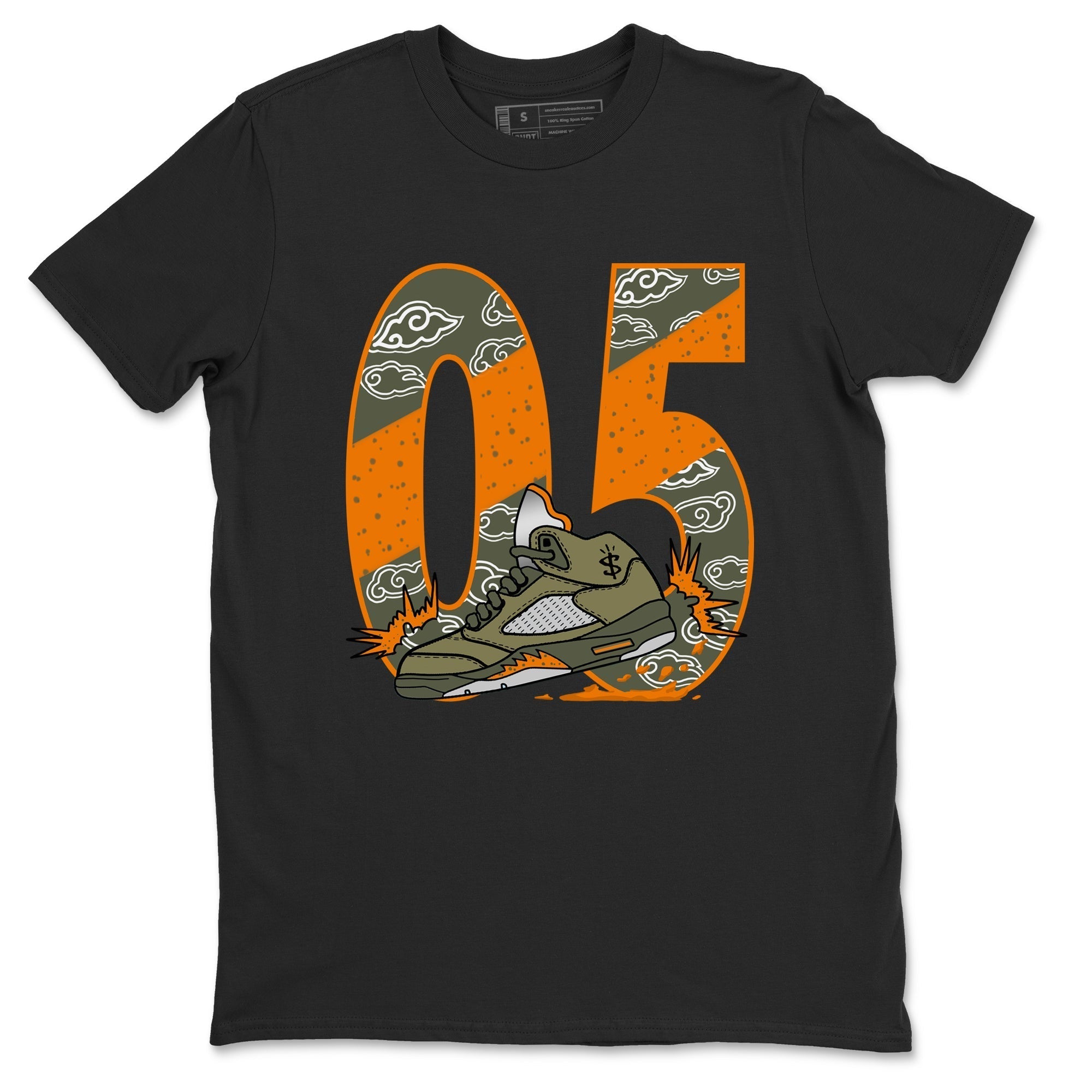 Aggressive Dribble snkmatch Tees - Air Jordan 5 Olive