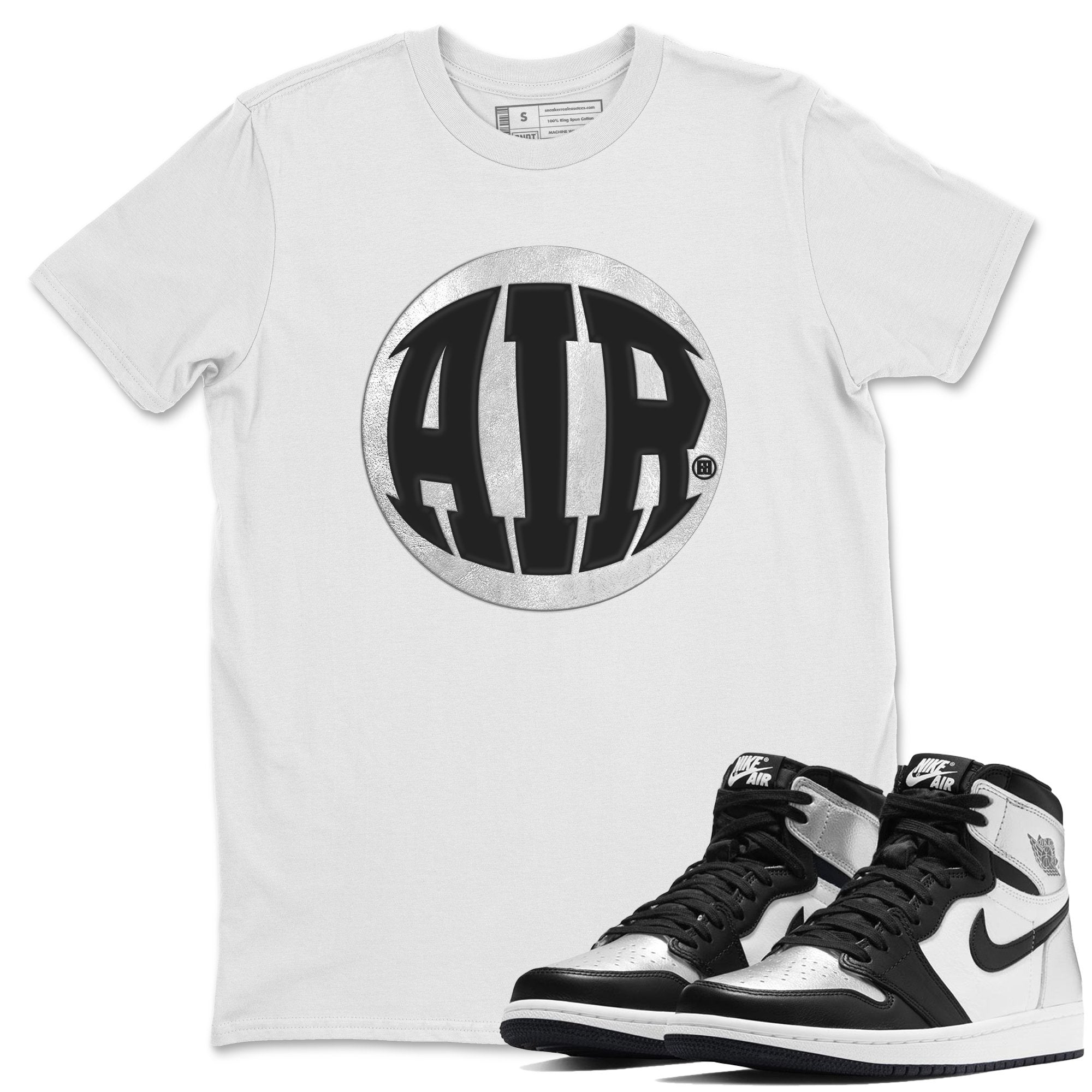 Air Unisex Tops - Air Jordan 1 Silver Toe