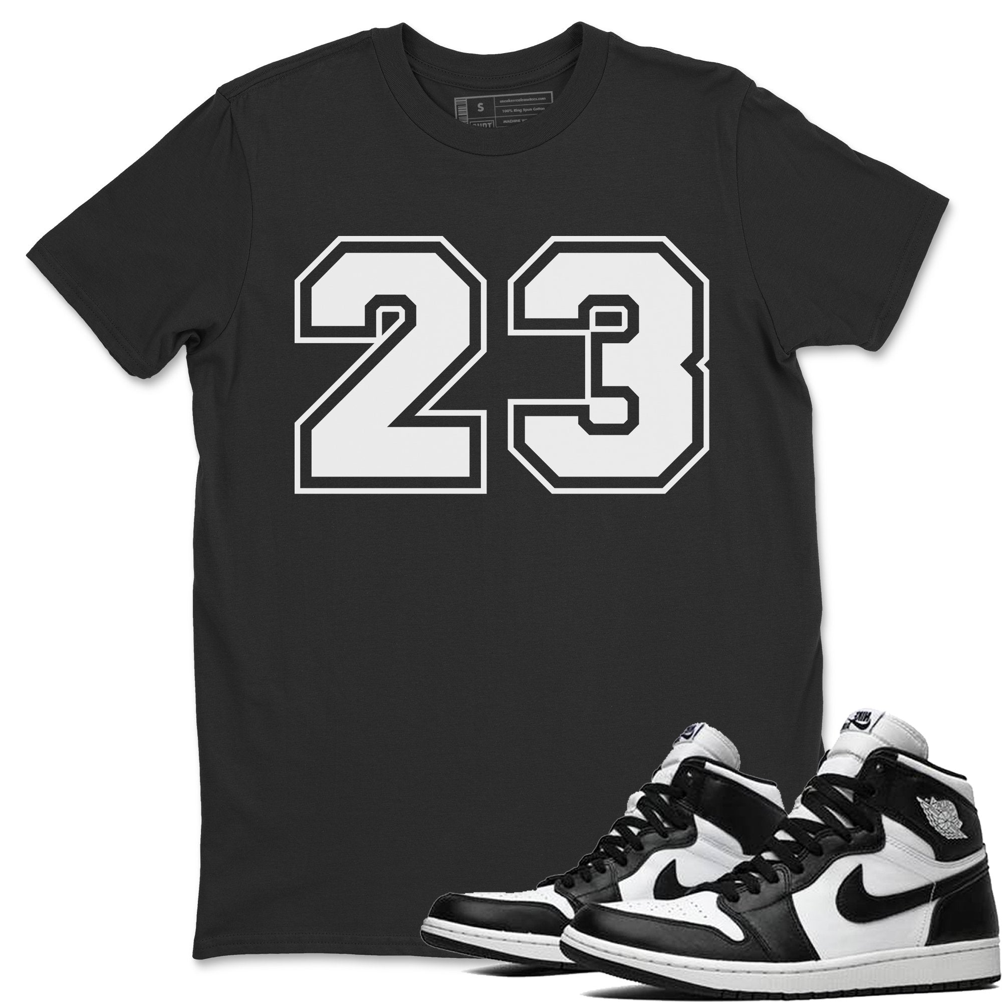 23 Unisex Tops - Air Jordan 1 Black White