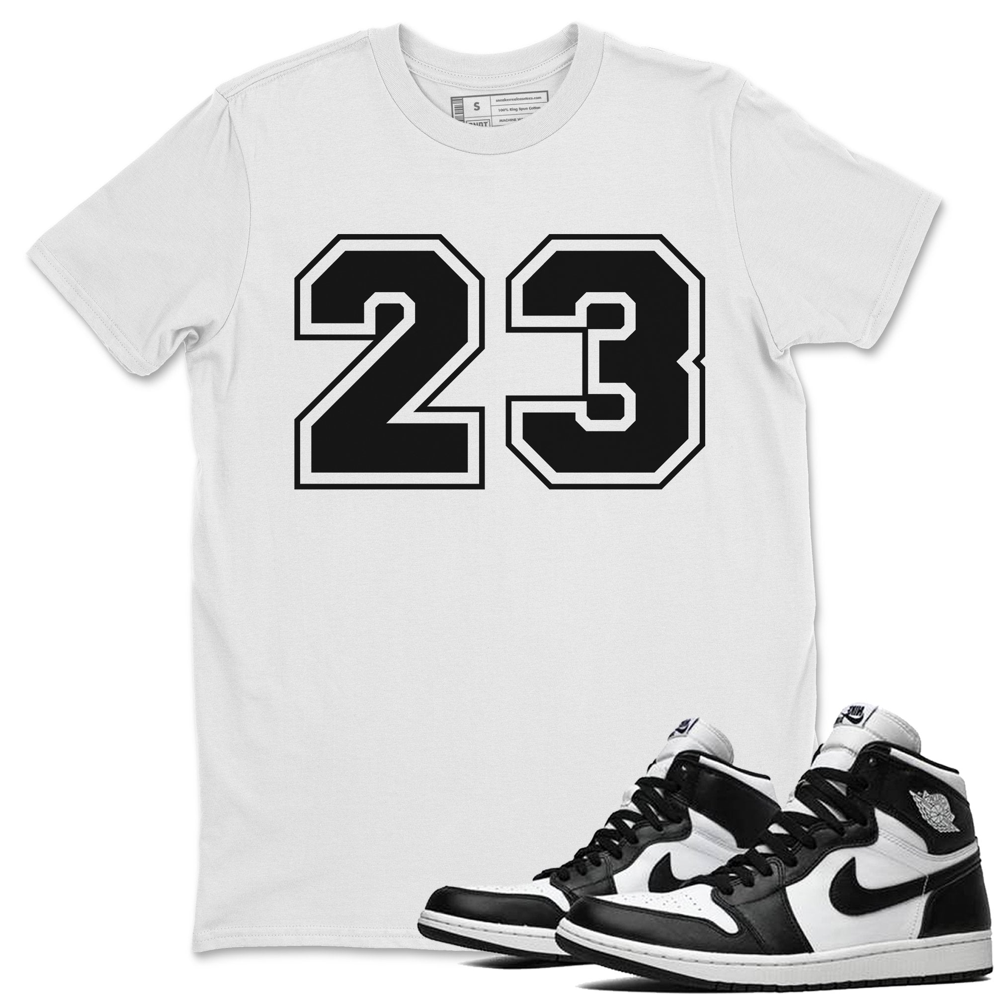 23 Unisex Tops - Air Jordan 1 Black White